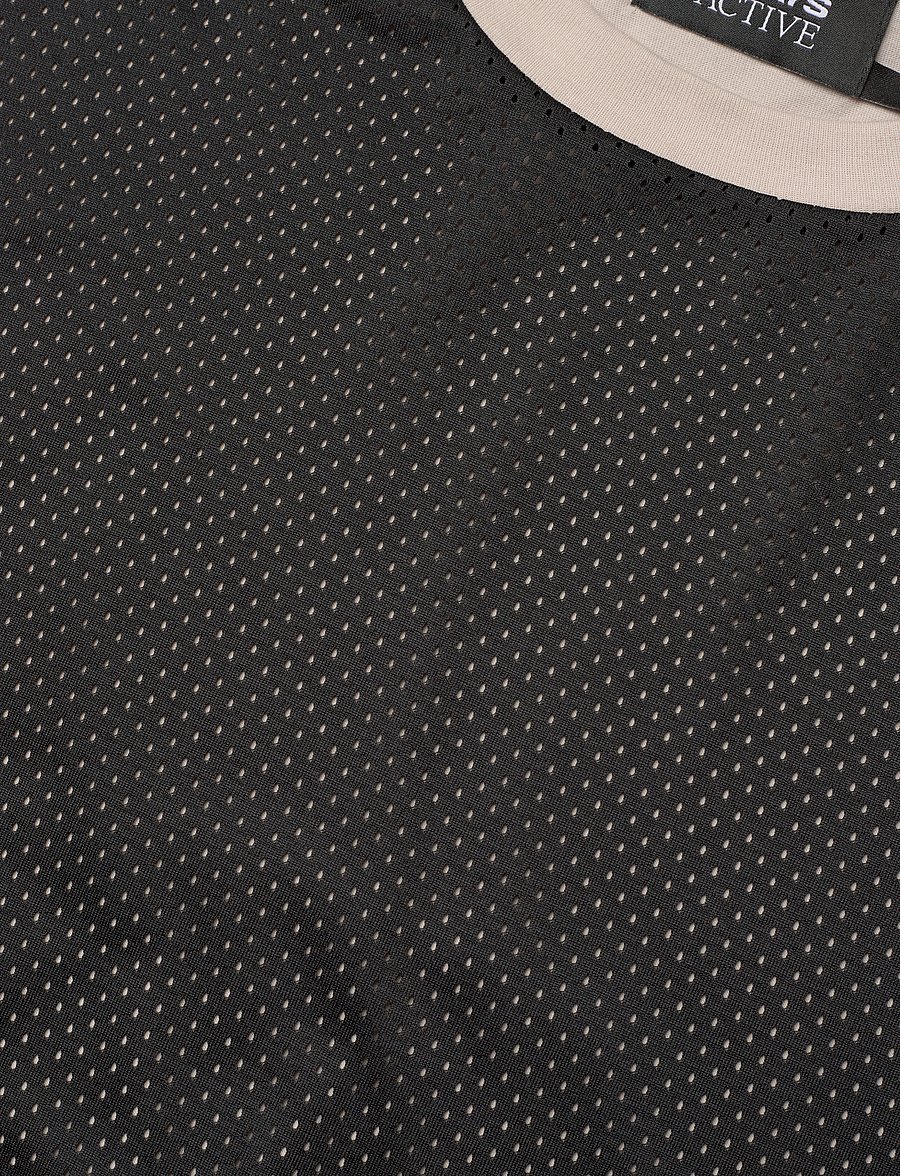7 DAYS Active - Mesh Cotton Tee - alussärgid ja t-särgid - 835 silver gray - 2
