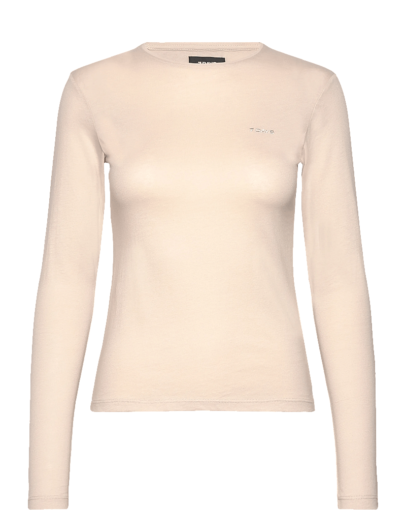 7 DAYS Active - Fitted Long Sleeve Tee - långärmade tröjor - 835 silver gray - 0