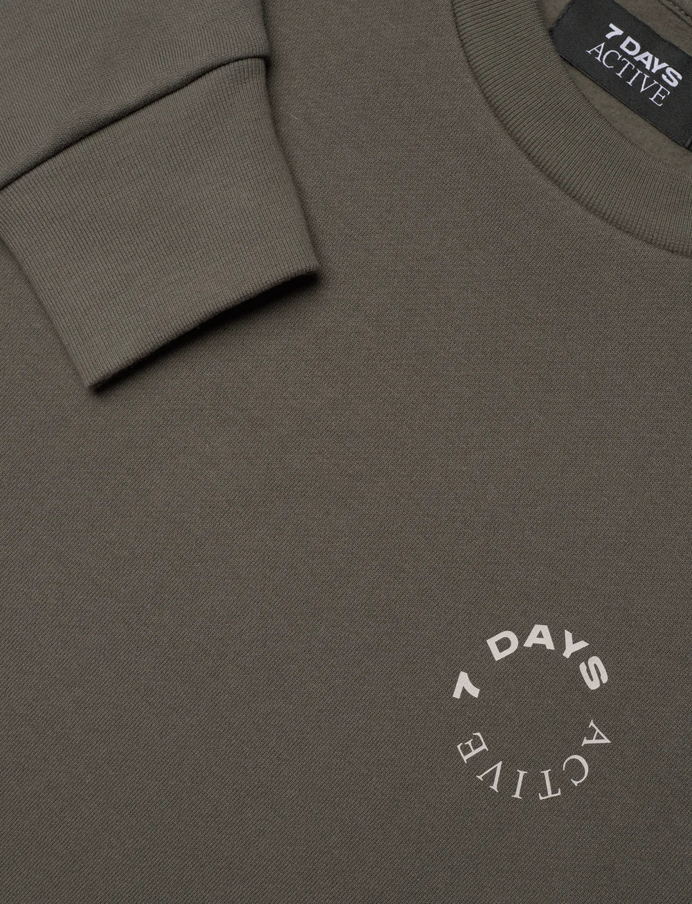 7 DAYS Active - Organic Crewneck - dressipluusid ja pusad - 036 beluga grey - 2