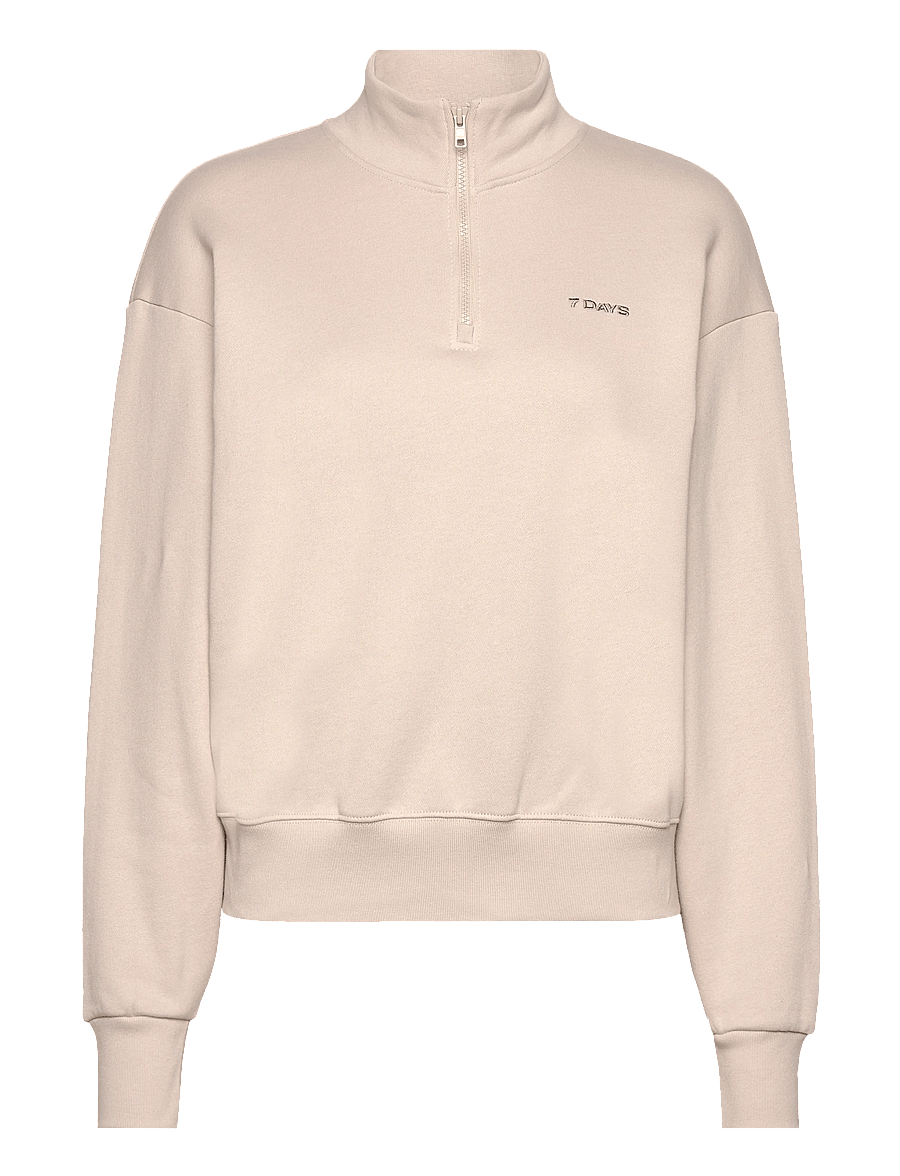 7 DAYS Active - Organic Fitted Half Zip - sweatshirts - 835 silver gray - 0