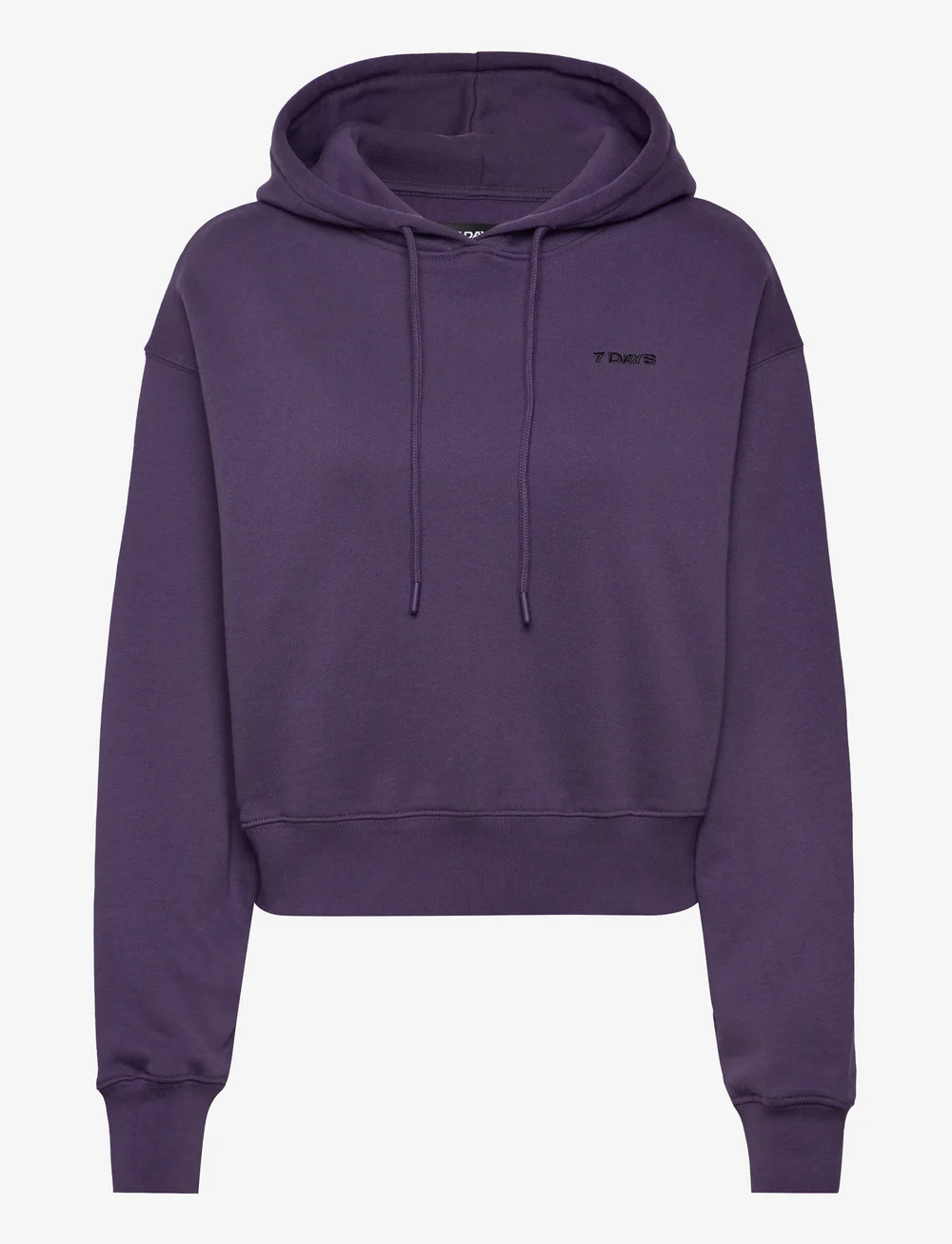 7 DAYS Active - Organic Fitted Hoodie - overdele - 847 purble plumeria - 0