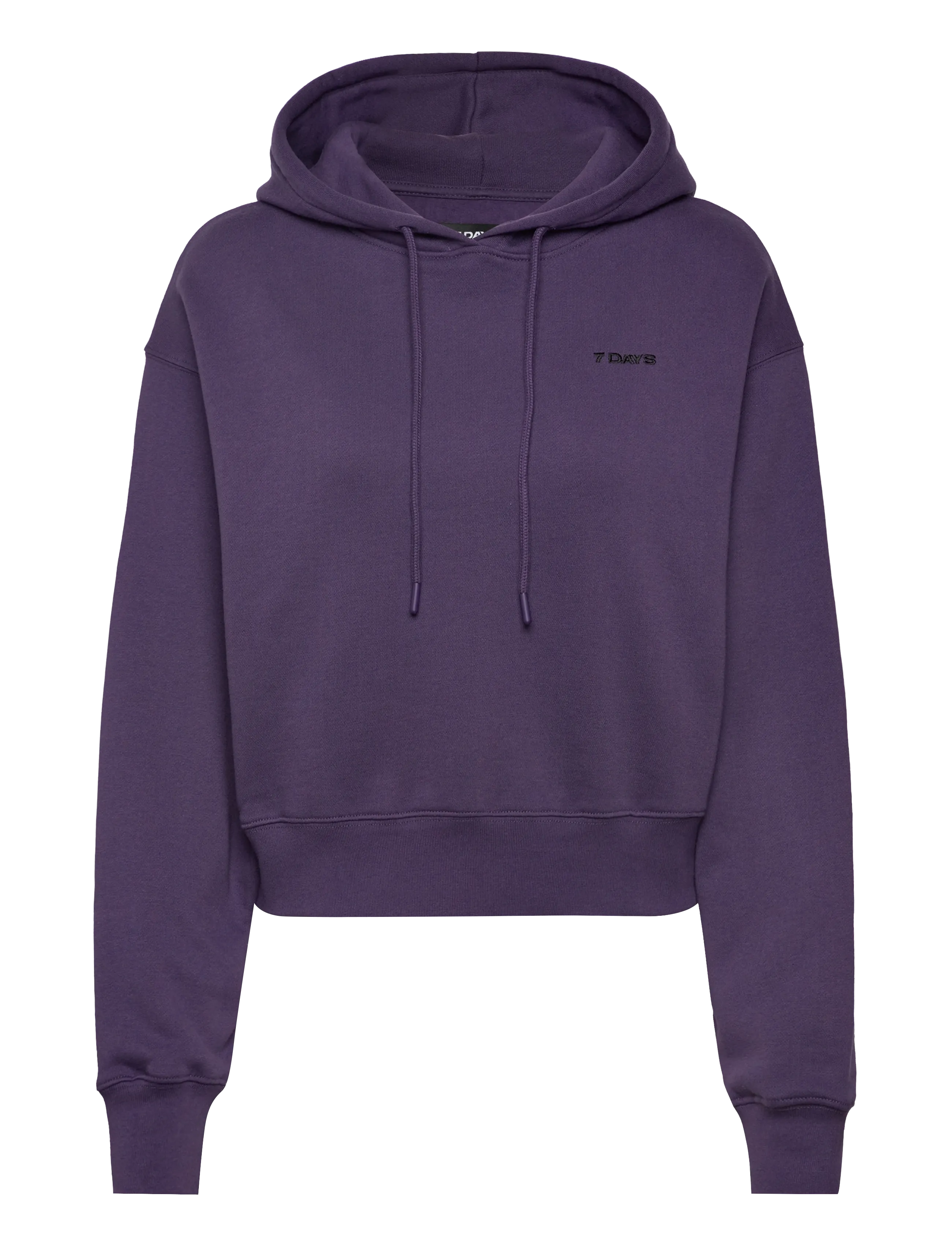 7 DAYS Active Organic Fitted Hoodie - 7 DAYS Active - 847 PURBLE PLUMERIA / purple