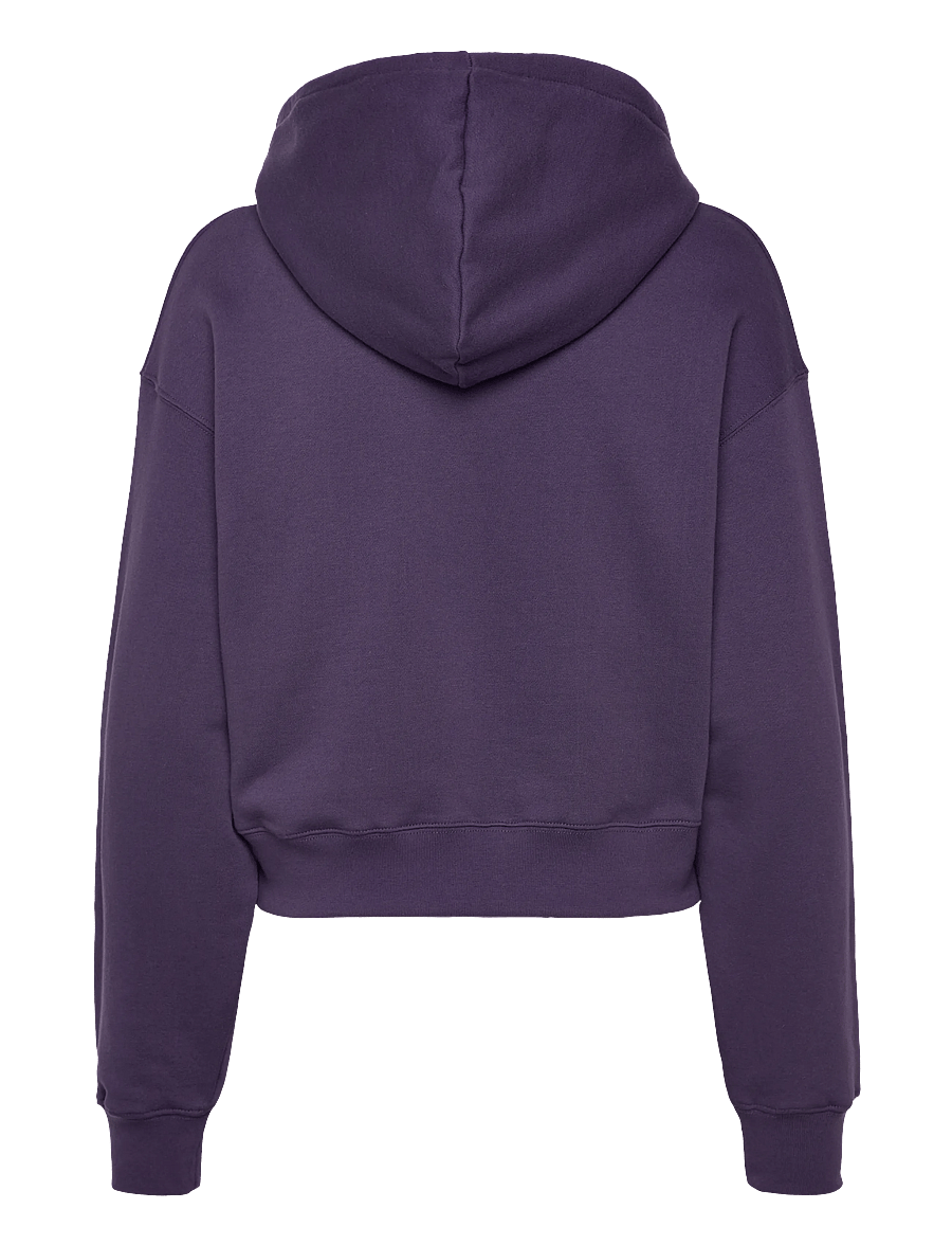 7 DAYS Active - Organic Fitted Hoodie - kapuutsiga dressipluusid - 847 purble plumeria - 1