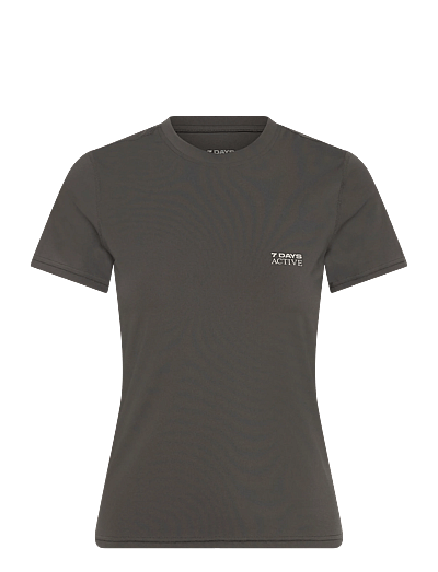 7 DAYS Active Womens Short Sleeve Training Tee - Alussärgid - 036 BELUGA GREY / grey