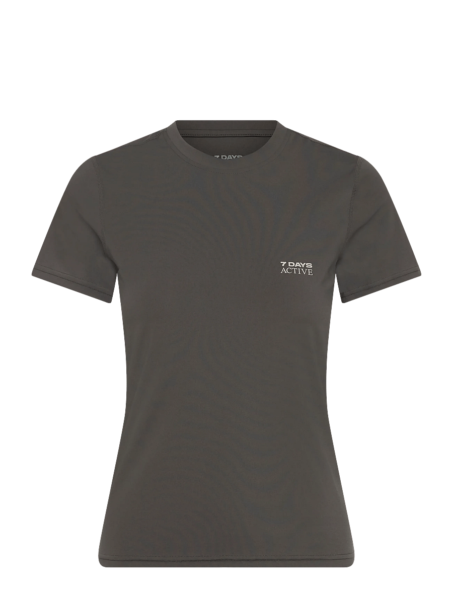 7 DAYS Active - Womens Short Sleeve Training Tee - t-shirts - 036 beluga grey - 0