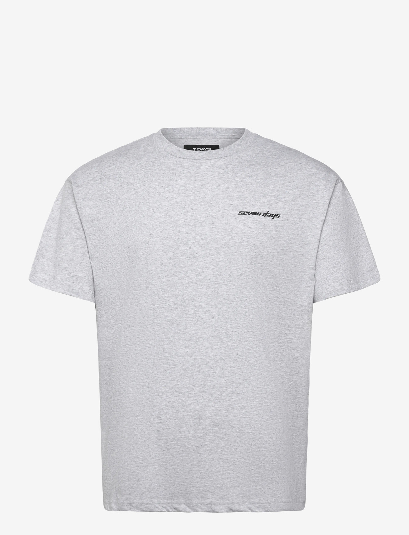 7 DAYS Active - Organic Regular Star Tee - t-shirts - 022 heather grey - 0