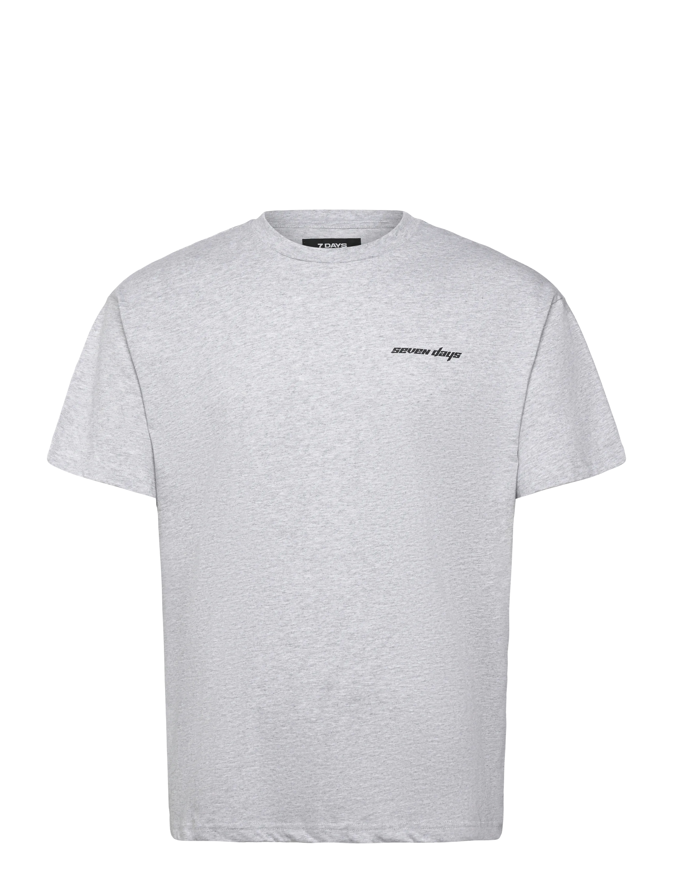 7 DAYS Active Organic Regular Star Tee - 7 DAYS Active - 022 HEATHER GREY / grey
