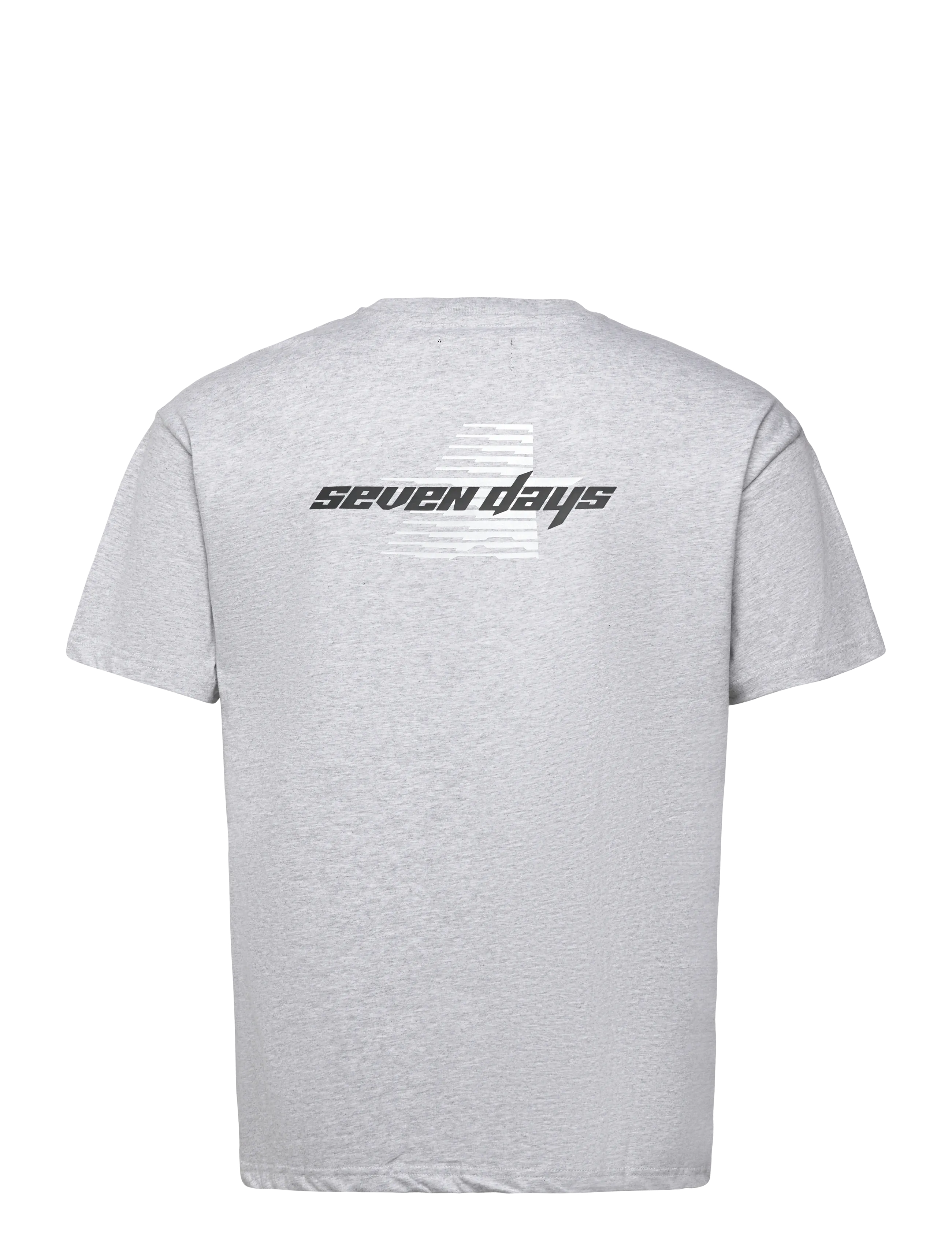 7 DAYS Active - Organic Regular Star Tee - t-shirts - 022 heather grey - 1