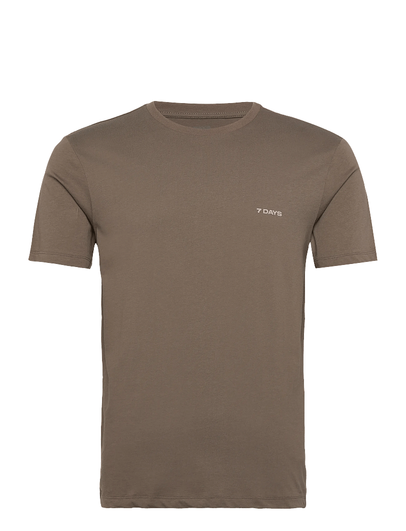 7 DAYS Active - Organic Basic Tee - t-shirts à manches courtes - 071 major brown - 0