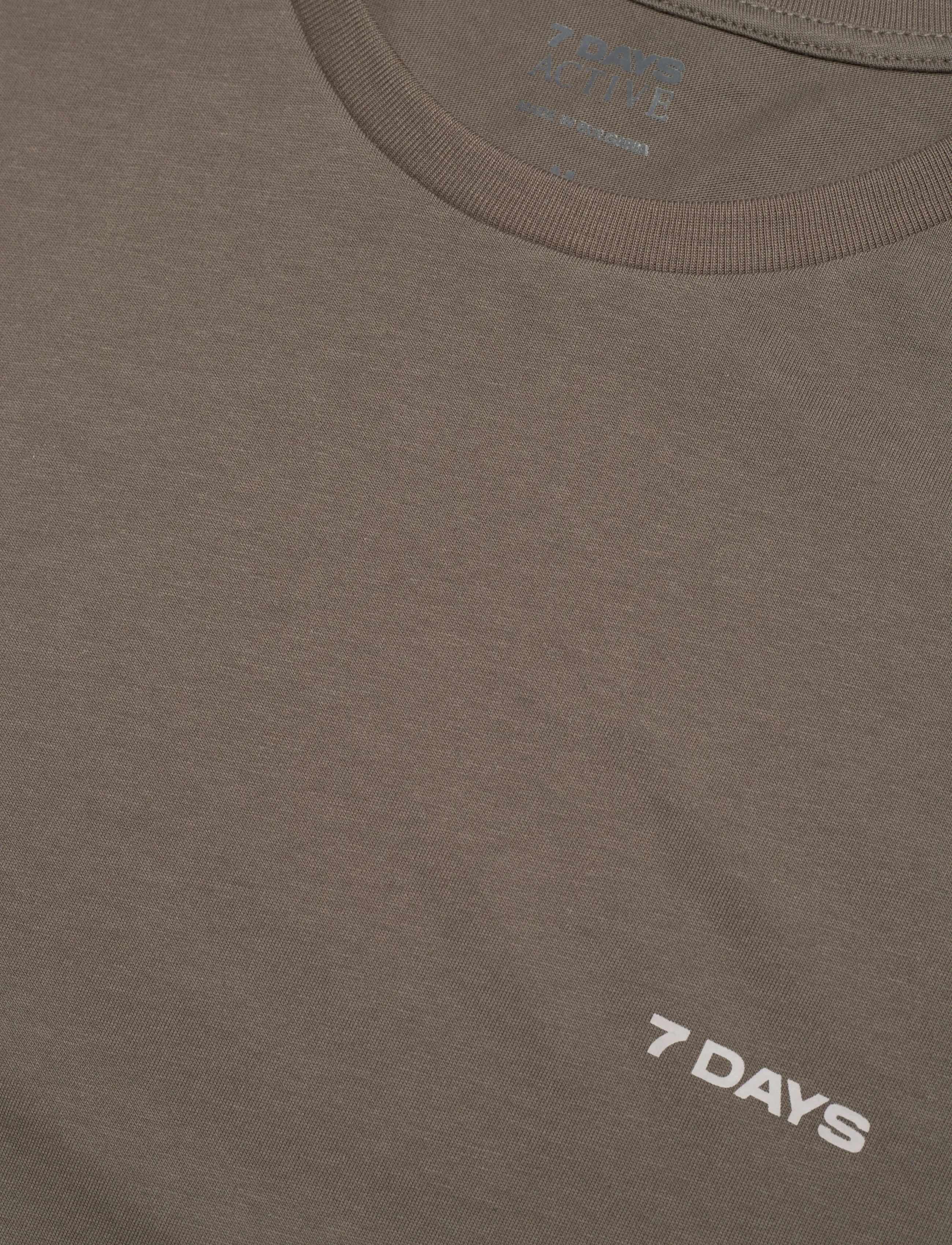 7 DAYS Active - Organic Basic Tee - sport - 071 major brown - 2