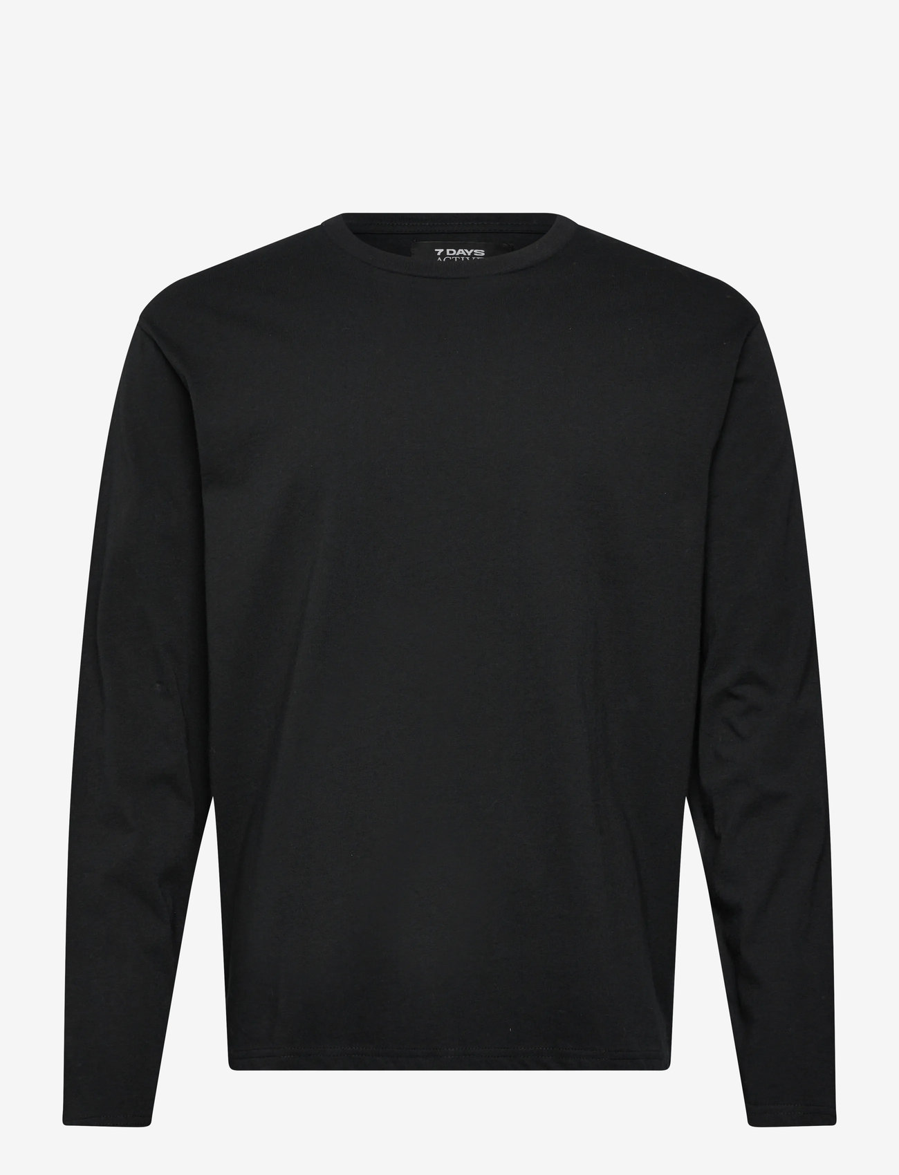 7 DAYS Active - Organic Long Sleeve Tee - långärmade tröjor - 001 black - 0
