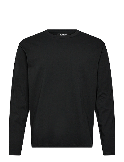 7 DAYS Active Organic Long Sleeve Tee - Oberteile - 001 BLACK / black