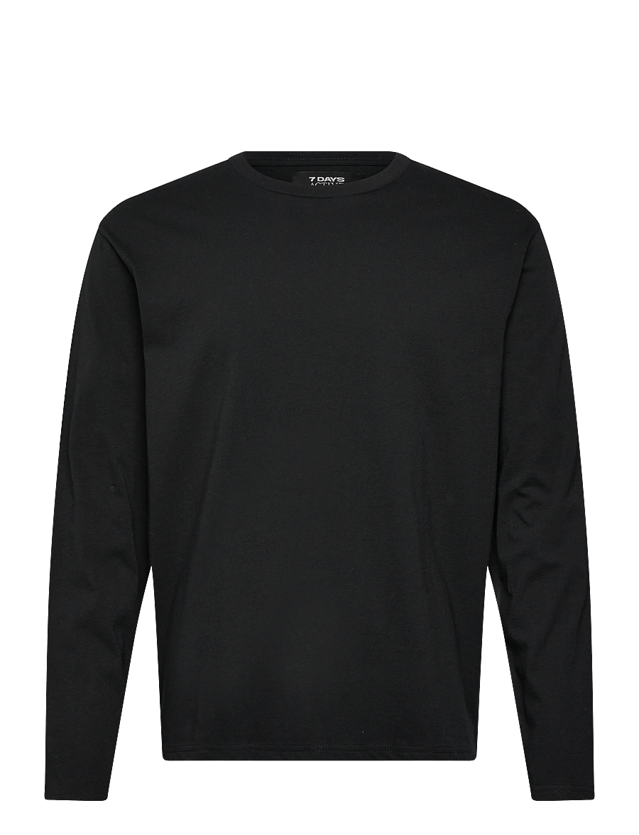 7 DAYS Active - Organic Long Sleeve Tee - longsleeved tops - 001 black - 0