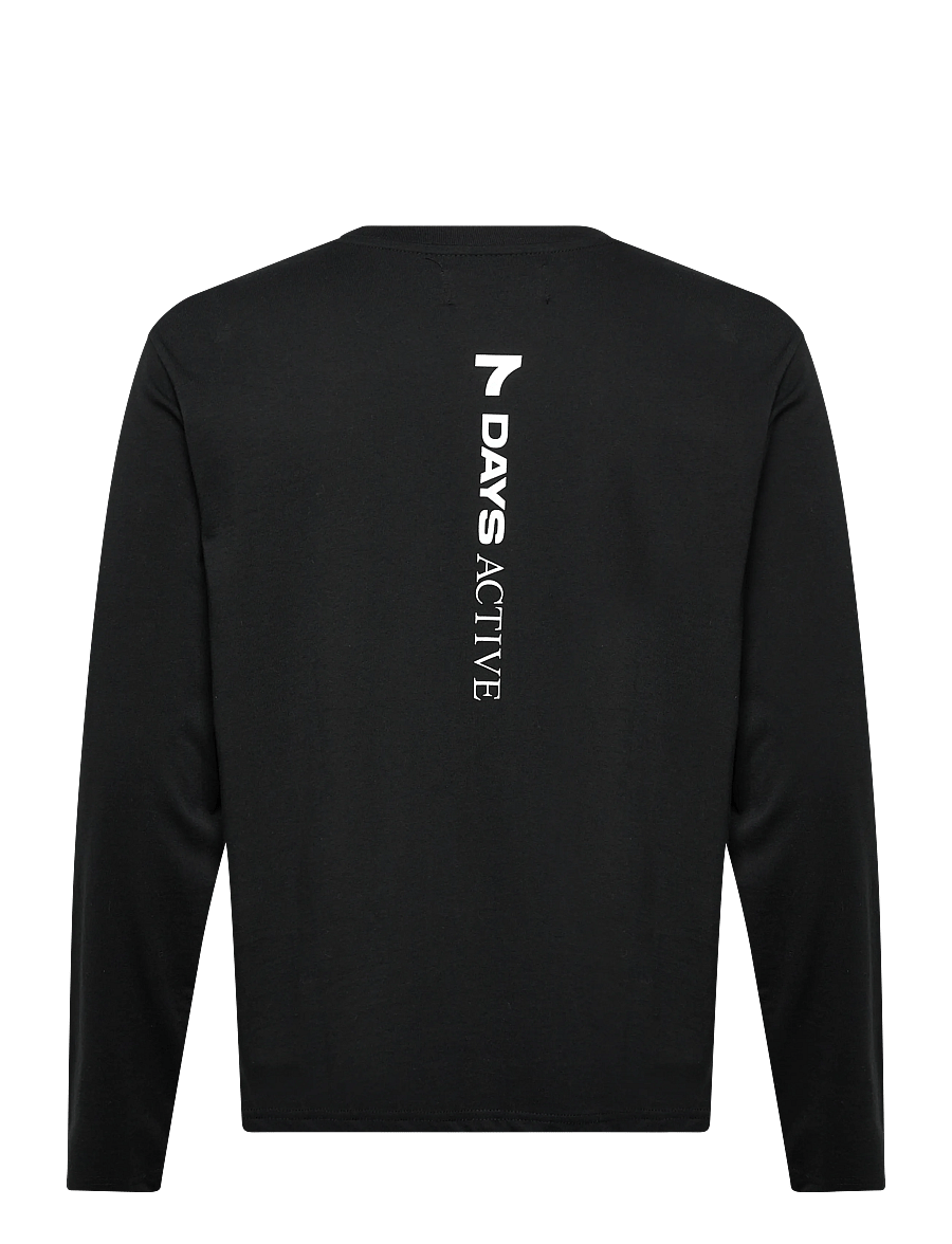 7 DAYS Active - Organic Long Sleeve Tee - longsleeved tops - 001 black - 1