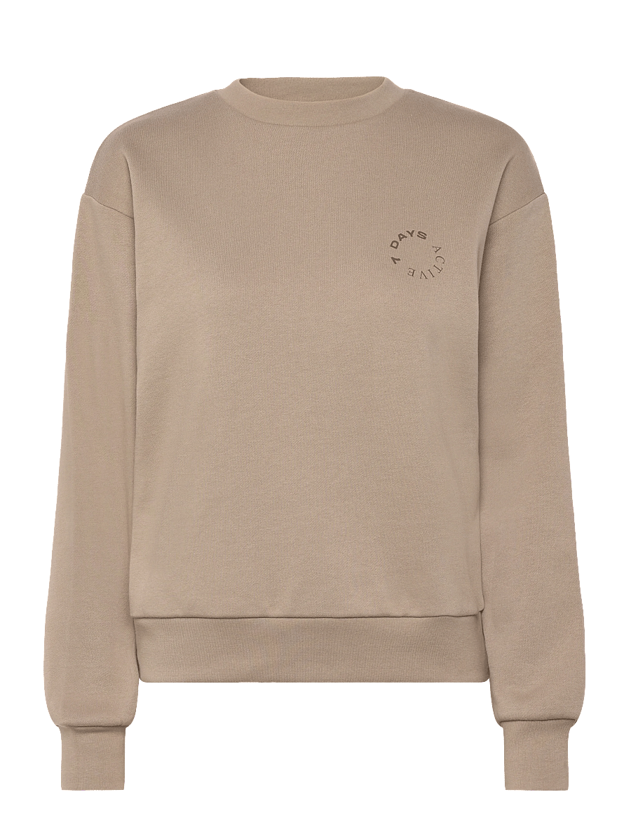 7 DAYS Active - Organic Crewneck - sweatshirts - 853 roasted cashew - 1