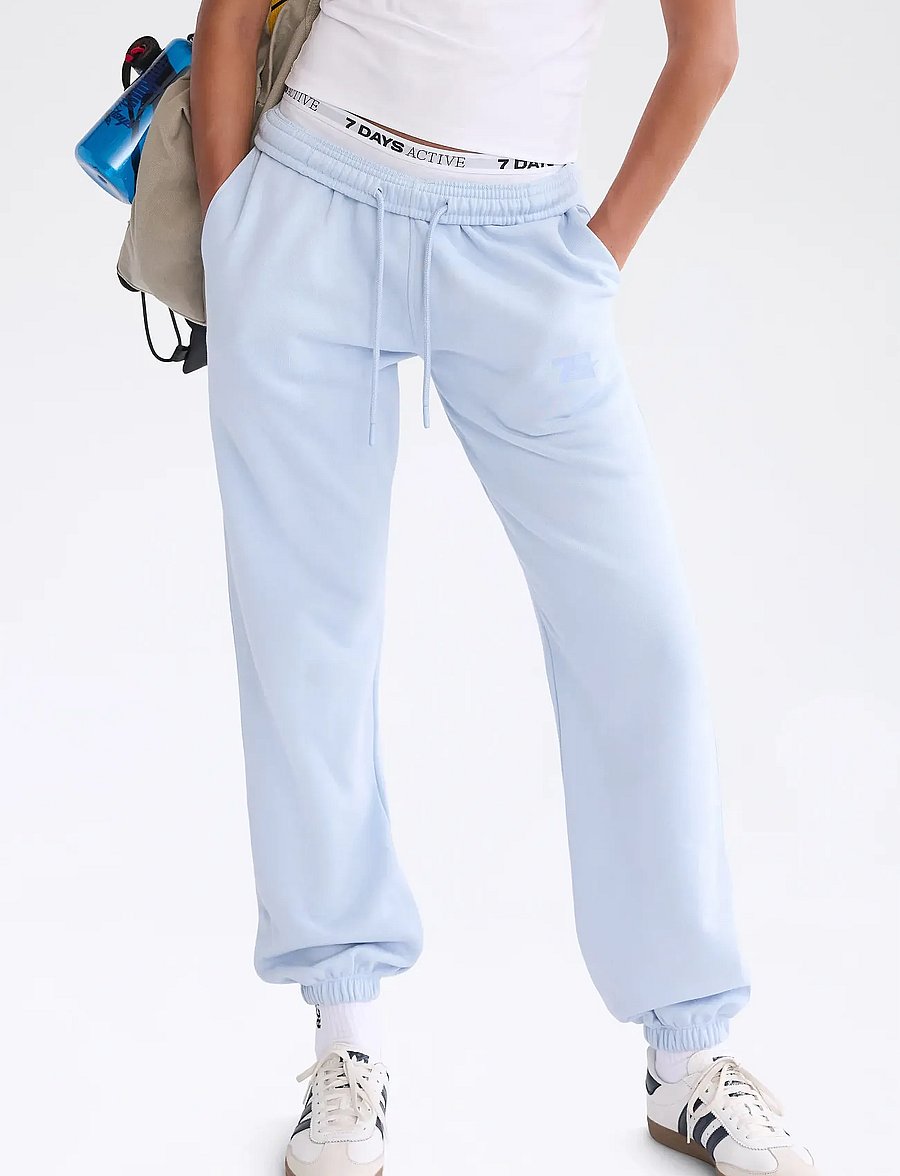 7 DAYS Active - Organic Fitted Sweatpants - treniņbikses - 855 kentucky blue - 4