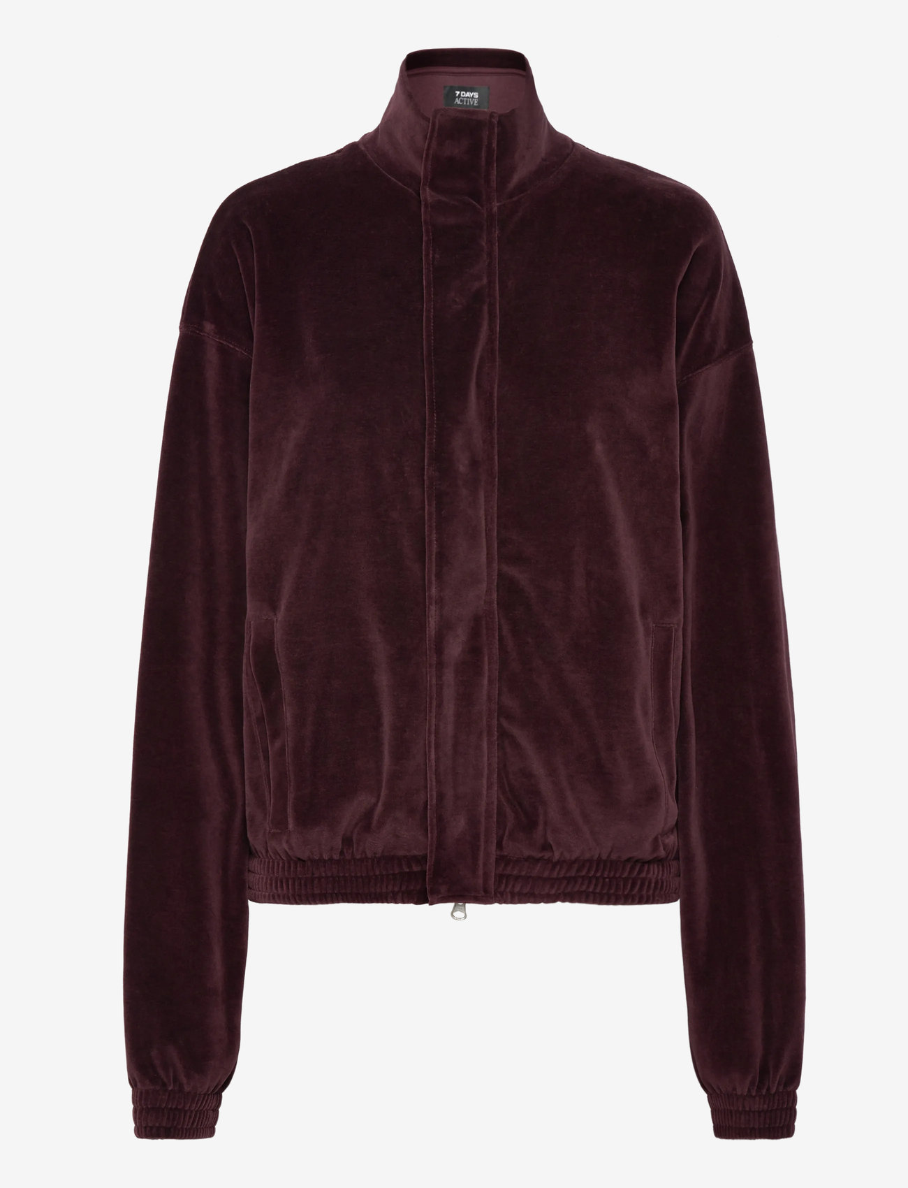 7 DAYS Active - Organic Velvet Jacket - dressipluusid ja pusad - 852 sassafras - 1