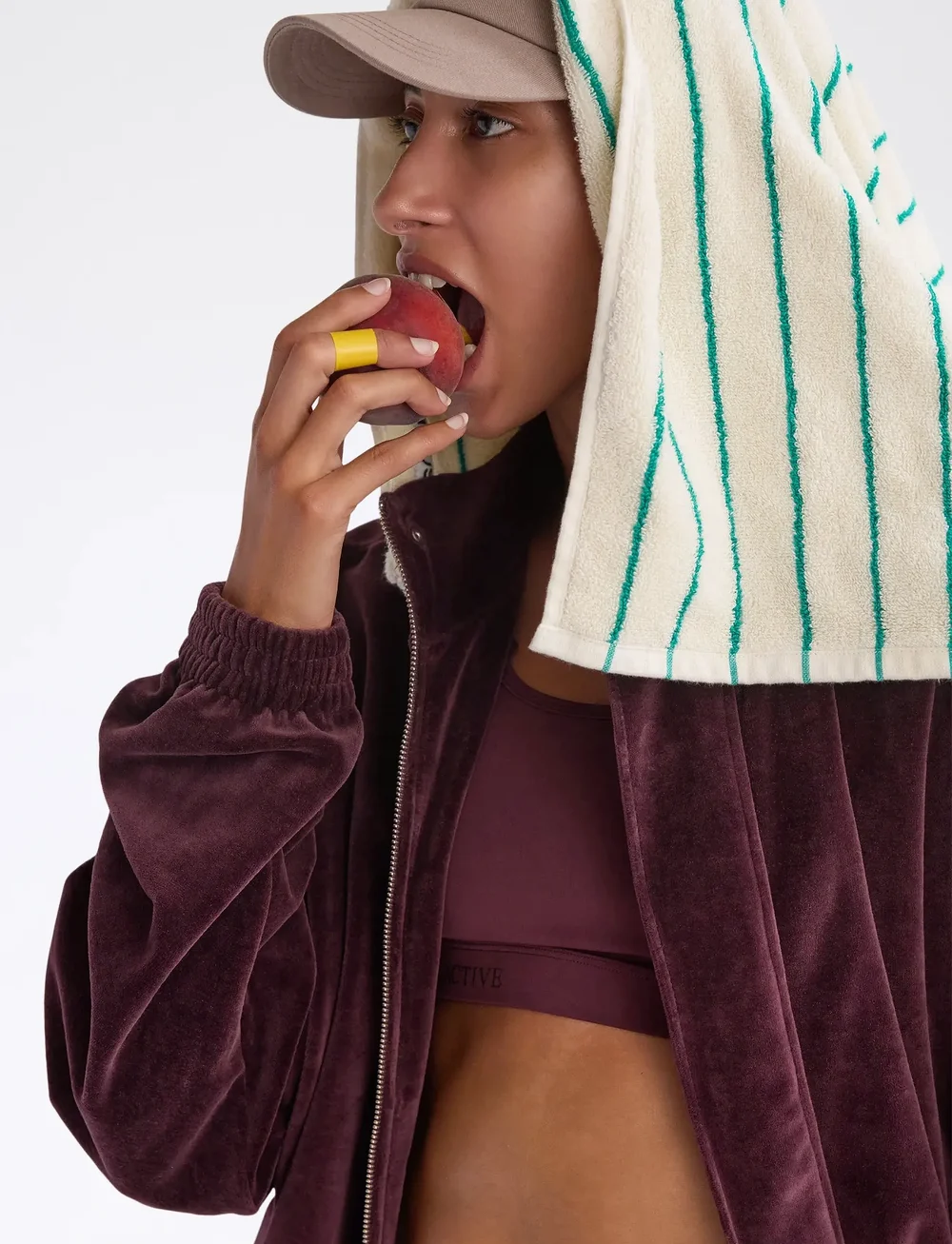 7 DAYS Active - Organic Velvet Jacket - overdeler - 852 sassafras - 0