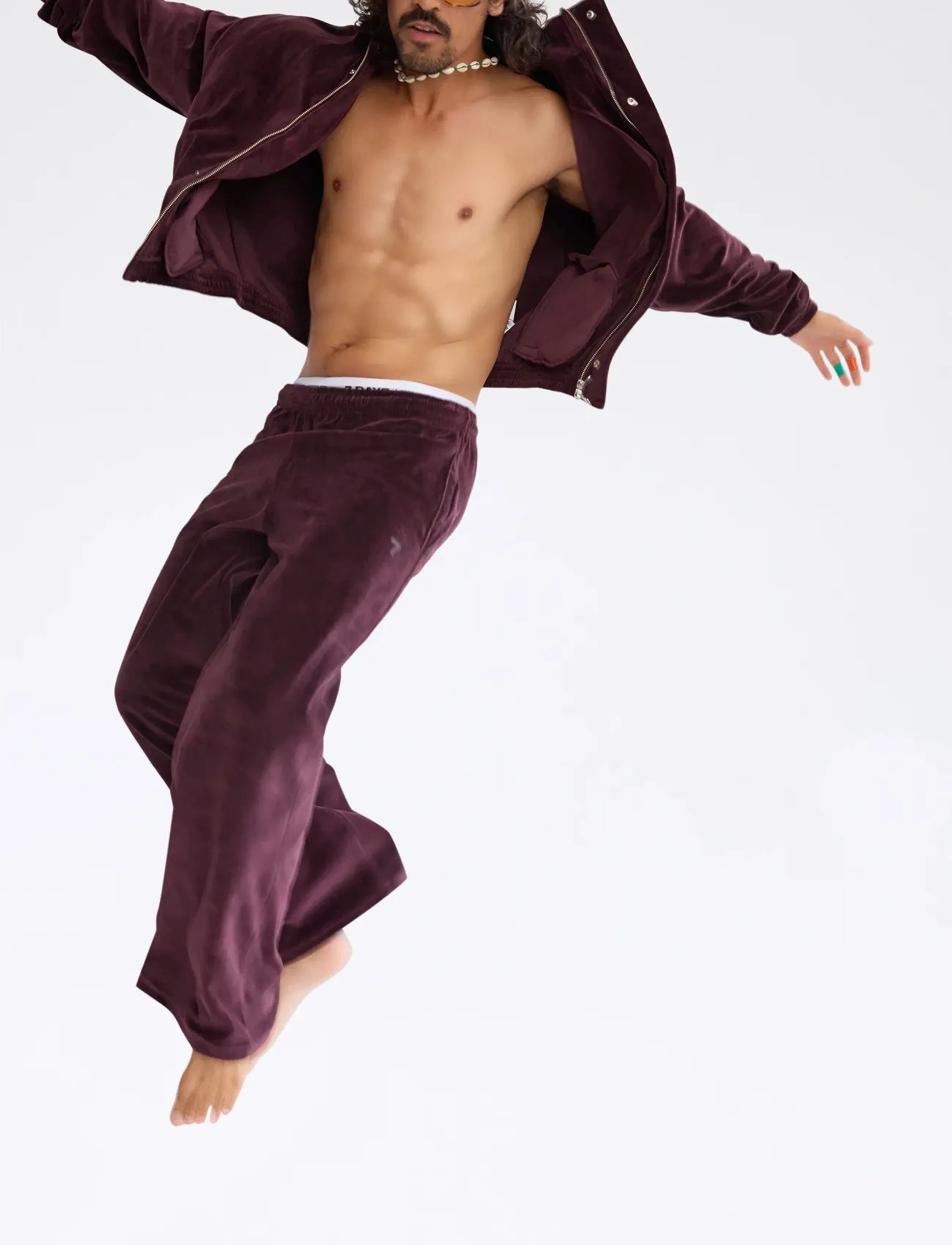 7 DAYS Active - Organic Velvet Jacket - sport - 852 sassafras - 3