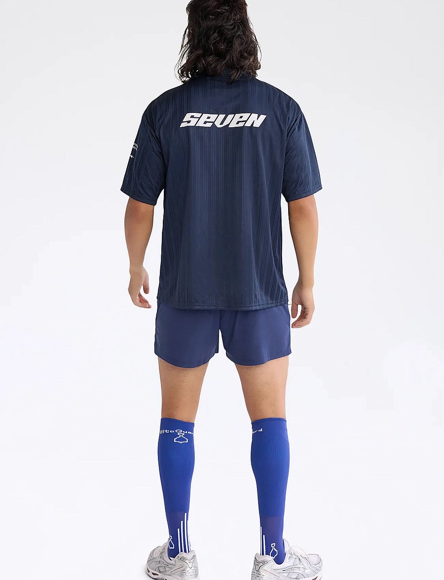 7 DAYS Active - Graphic Soccer Tee - oberteile & t-shirts - 303 navy - 0