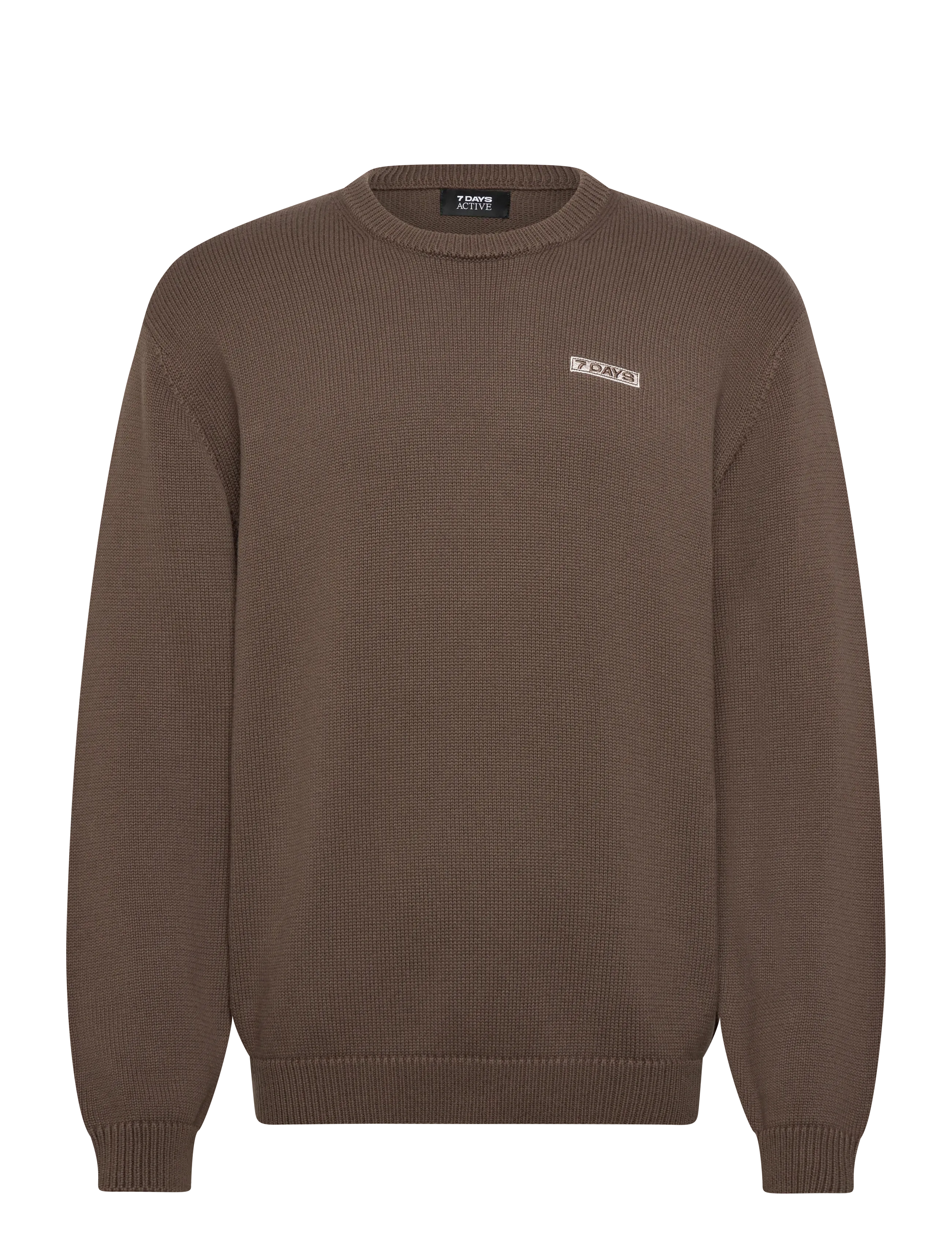 7 DAYS ACTIVE Knit Jumper Khaki - L - Herren