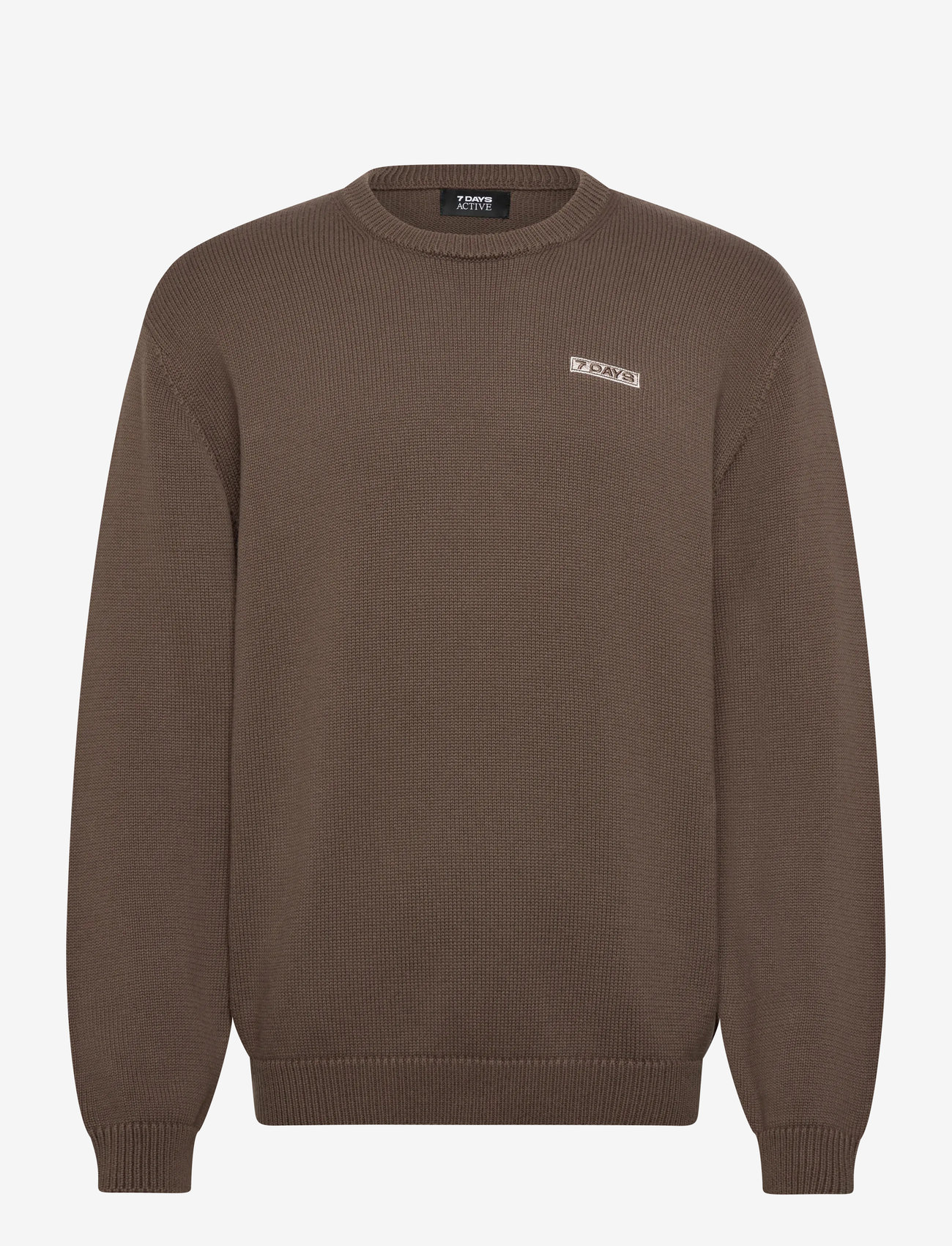 7 DAYS Active - Knit Jumper - rund hals - 071 major brown - 1