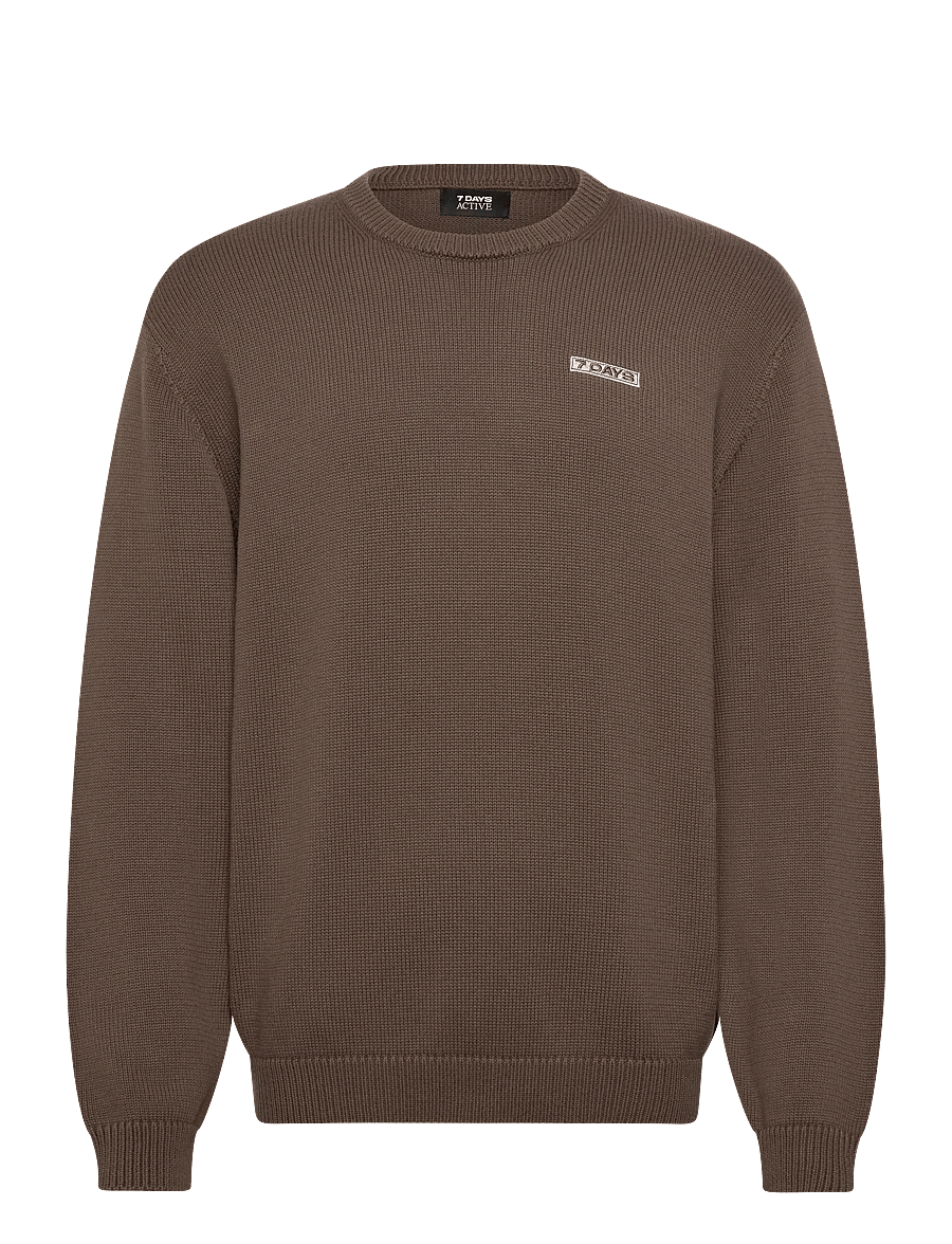 7 DAYS Active - Knit Jumper - Ümara kaelusega - 071 major brown - 1