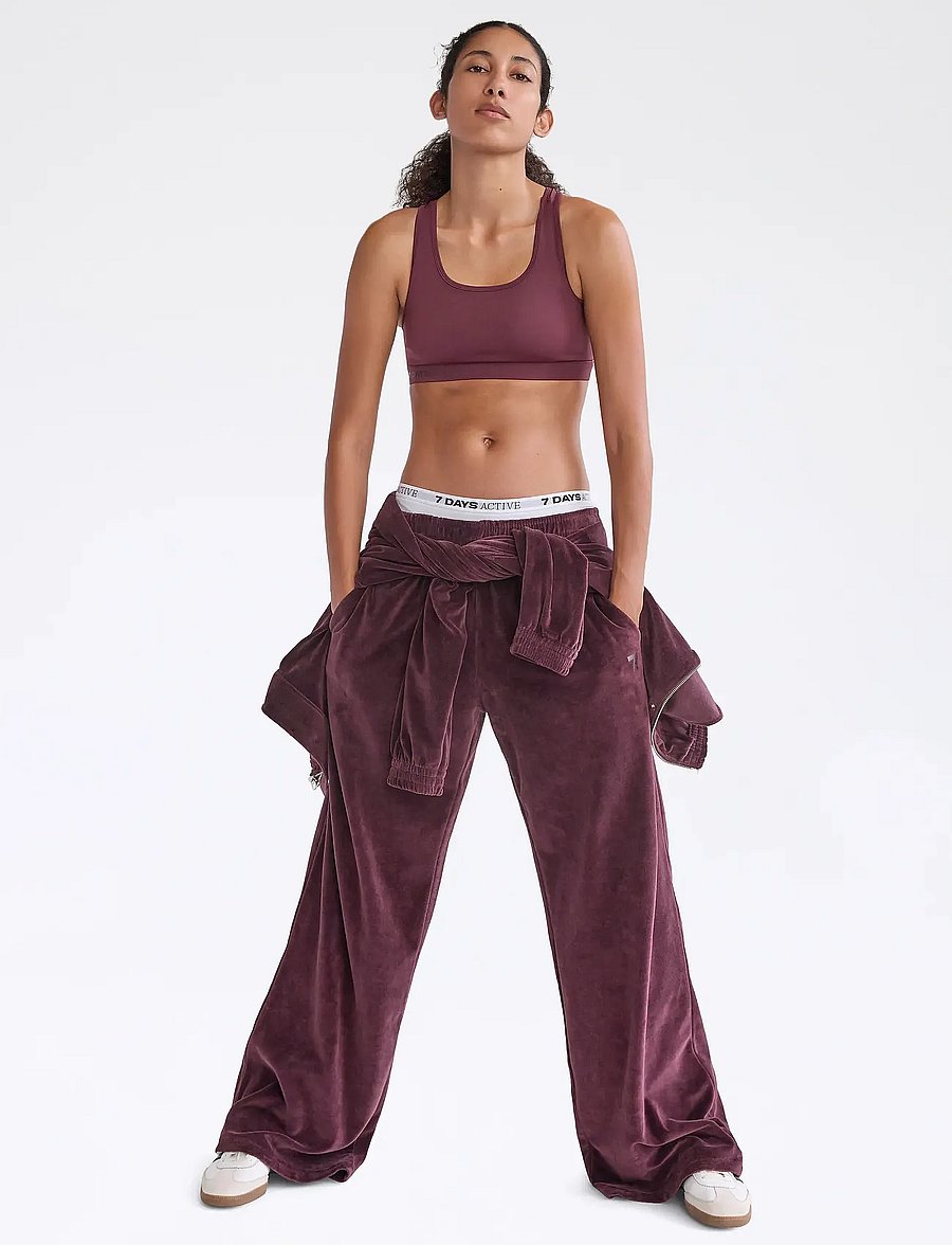 7 DAYS Active - Organic Velvet Pants - training pants - 852 sassafras - 0