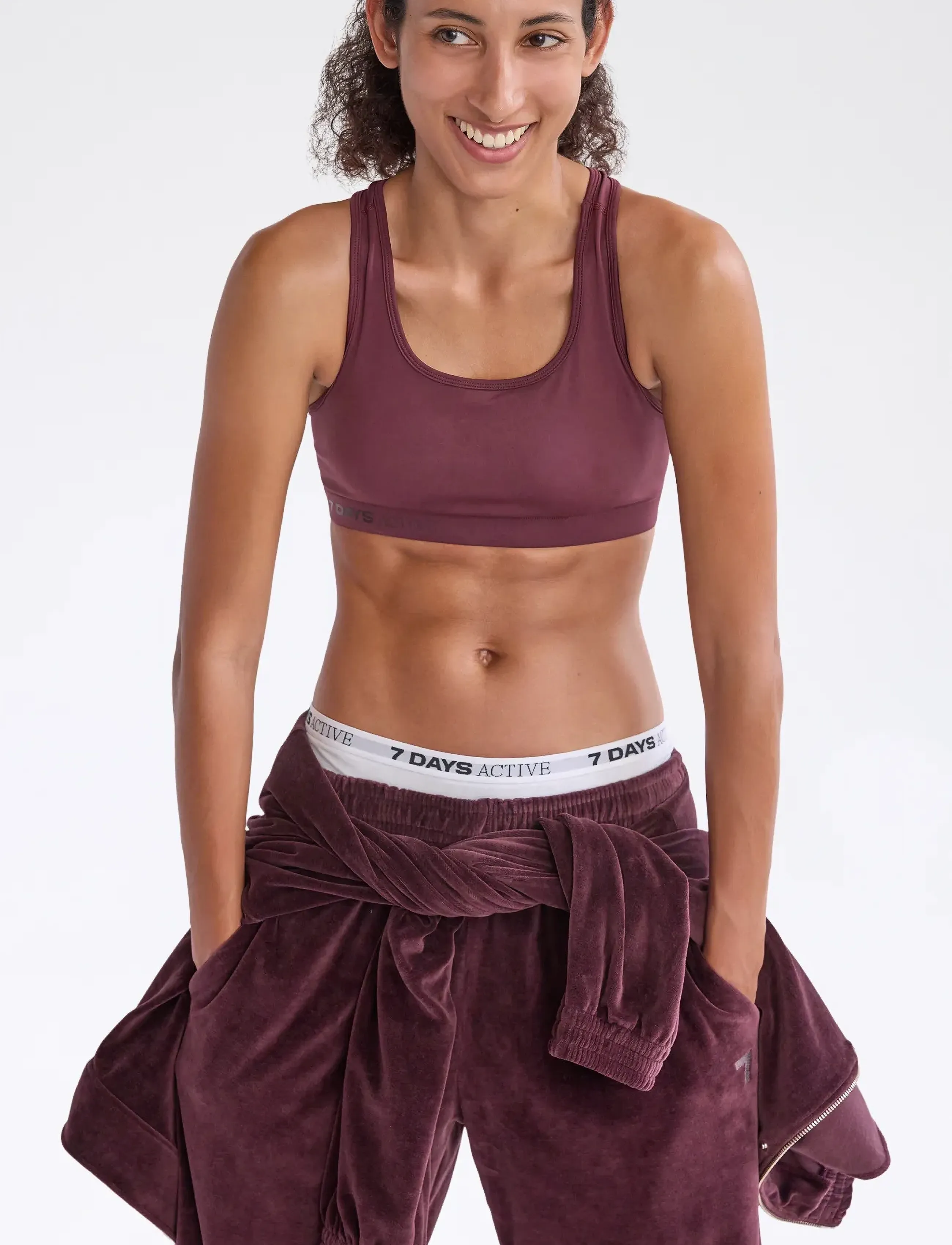 7 DAYS Active - Organic Velvet Pants - 852 sassafras - 4
