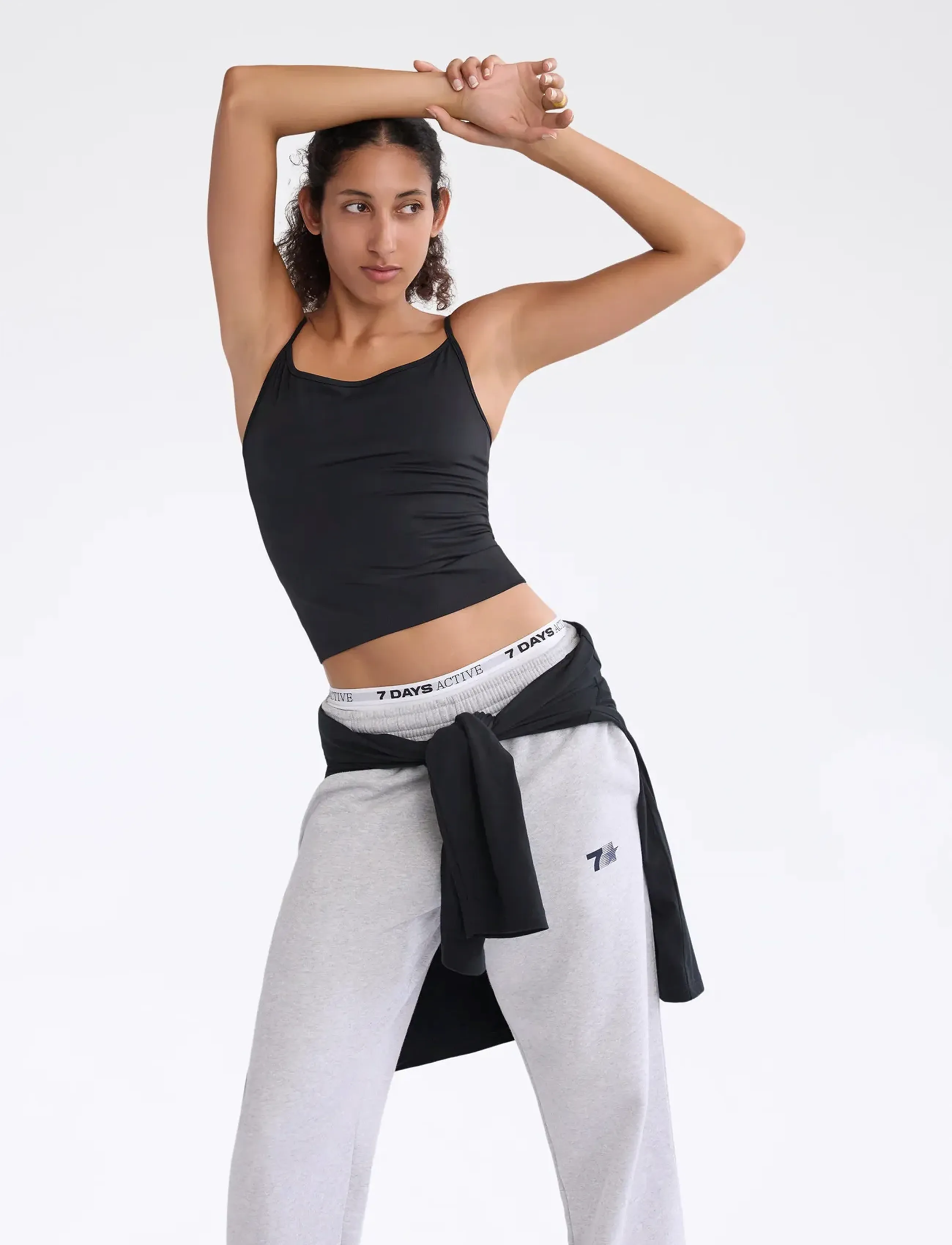 7 DAYS Active Training Strap Top, Kvinder, Camisole, Sort, Str: L