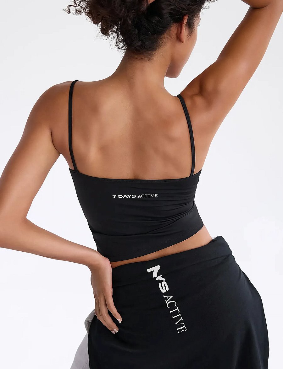 7 DAYS Active - Training Strap Top - Õlapaeltega pluusid - 001 black - 3