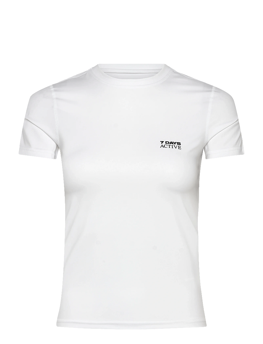 7 DAYS Active - Womens Short Sleeve Training Tee - t-shirts - 049 brilliant white - 0