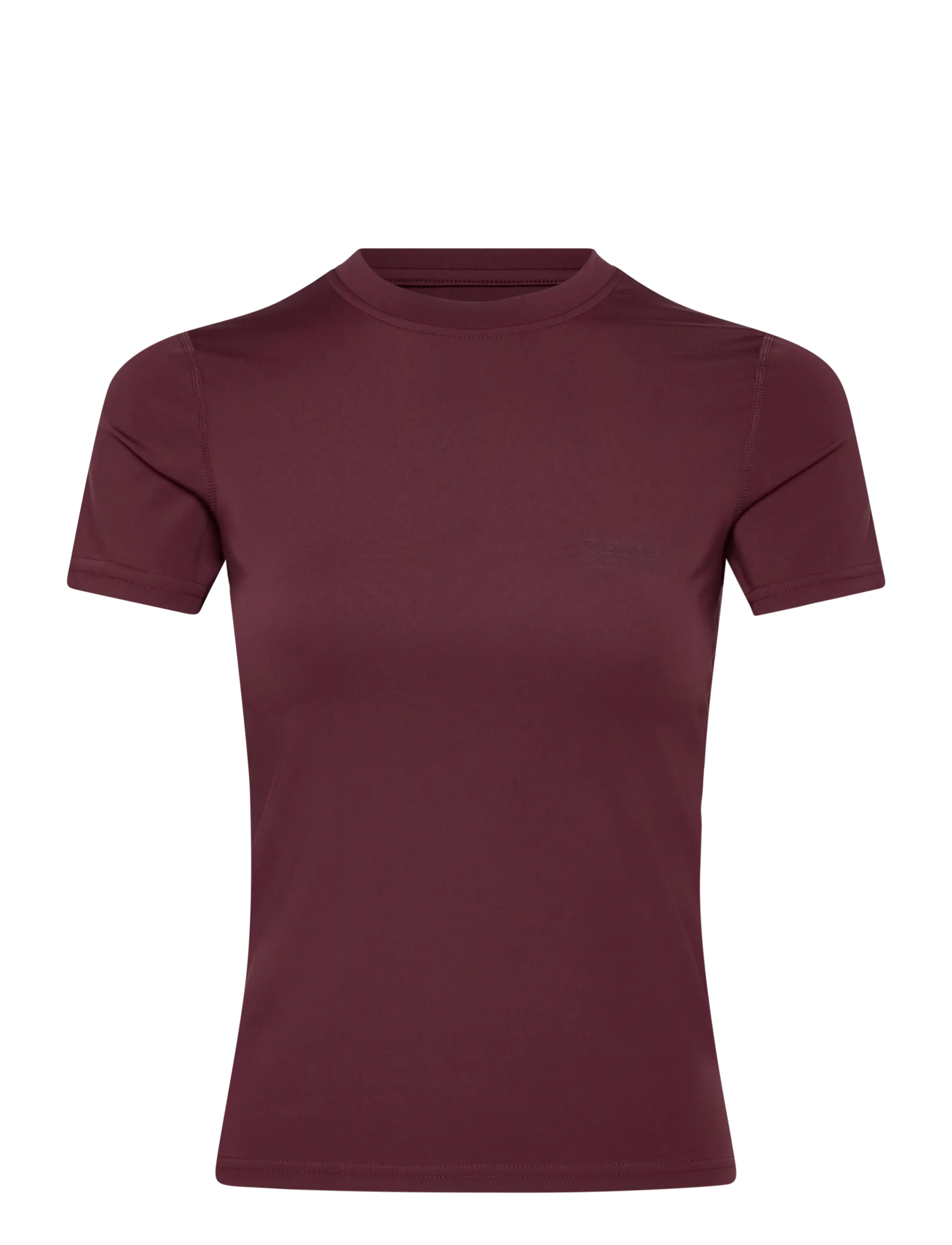 7 DAYS Active Womens Short Sleeve Training Tee, S, Burgundy, Sports Overdele & T-shirts > Sport T-shirts, Dame