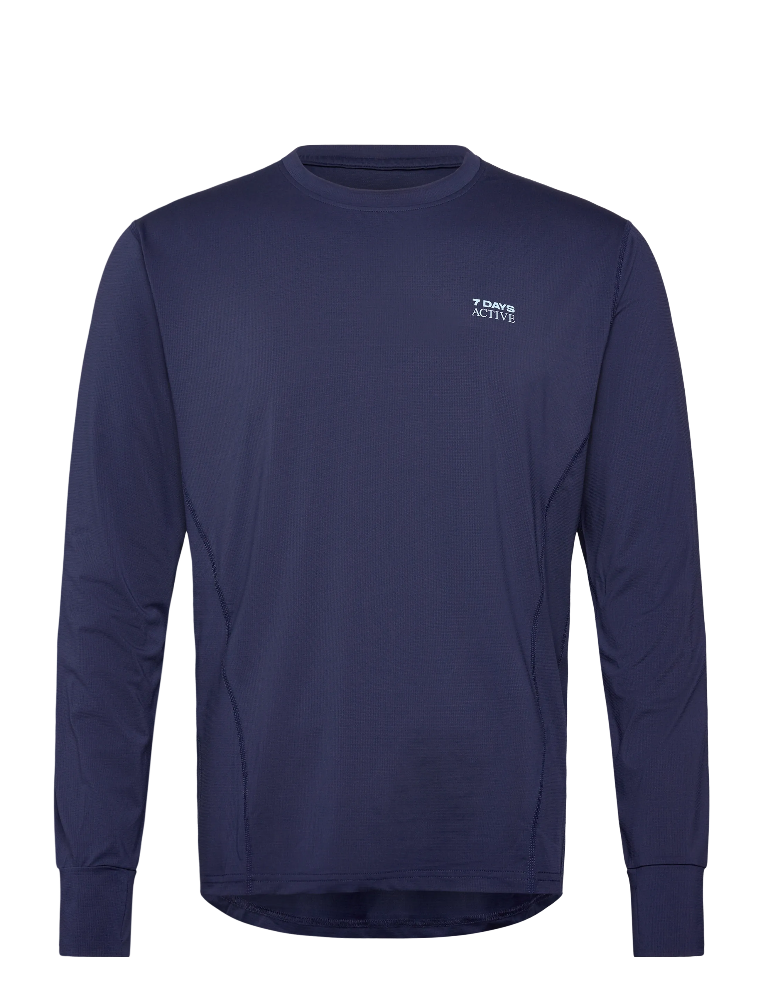 7 DAYS Active Training Long Sleeve Tee, Mænd, Trænings Langærmet T-shirt, Navy, Str: XXL