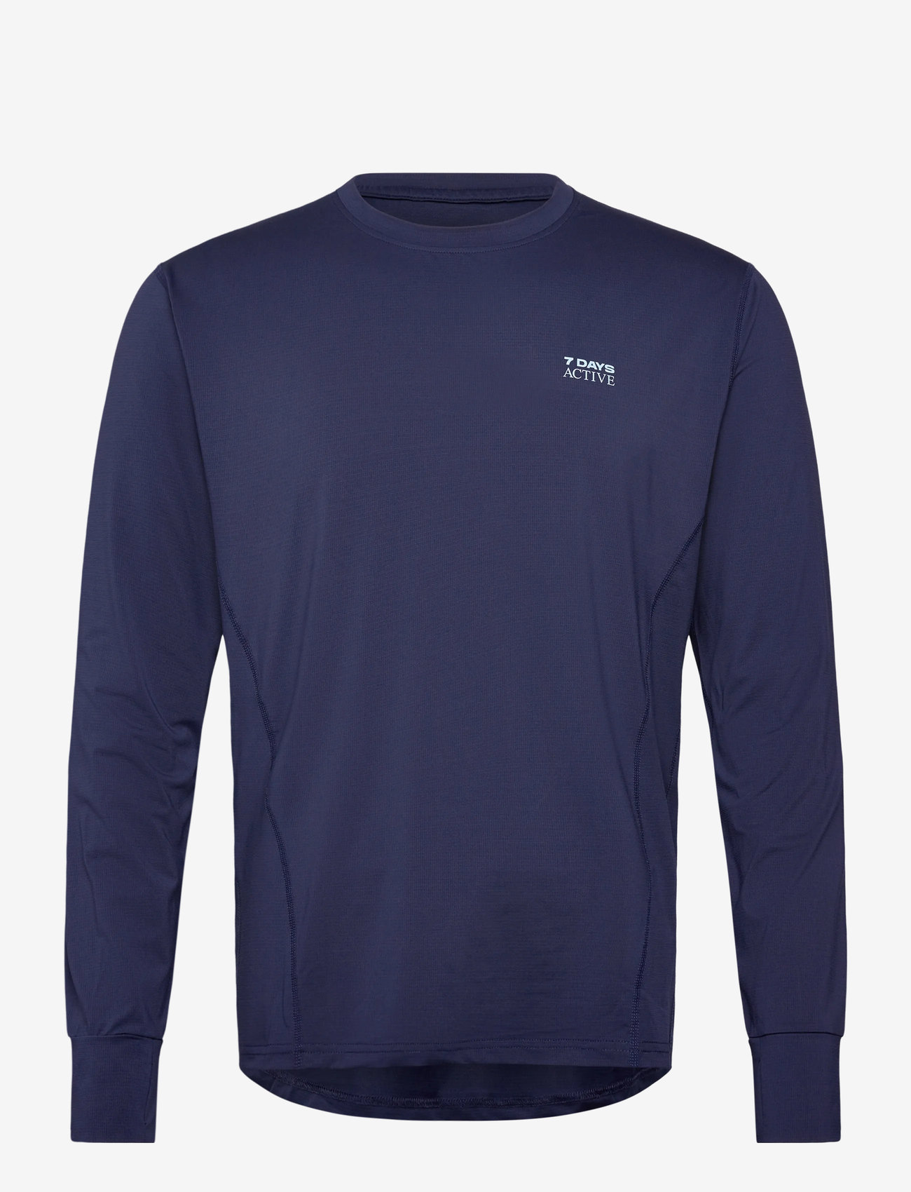 7 DAYS Active - Training Long Sleeve Tee - toppe & t-shirts - 338 navy - 0