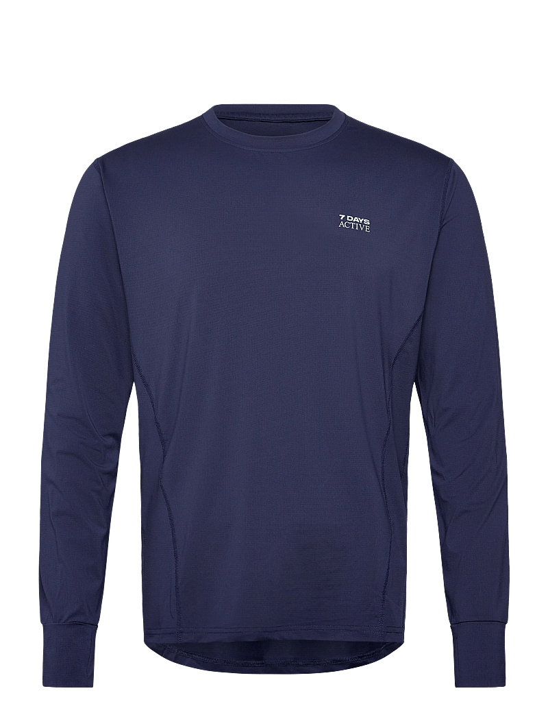 7 DAYS Active - Training Long Sleeve Tee - longsleeved tops - 338 navy - 0
