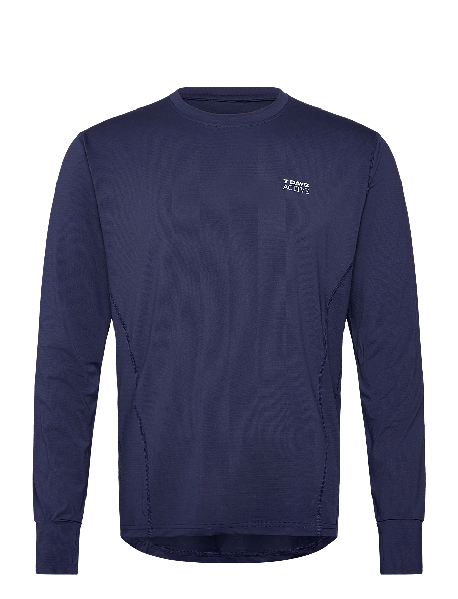 7 DAYS Active - Training Long Sleeve Tee - top met lange mouwen - 338 navy - 0