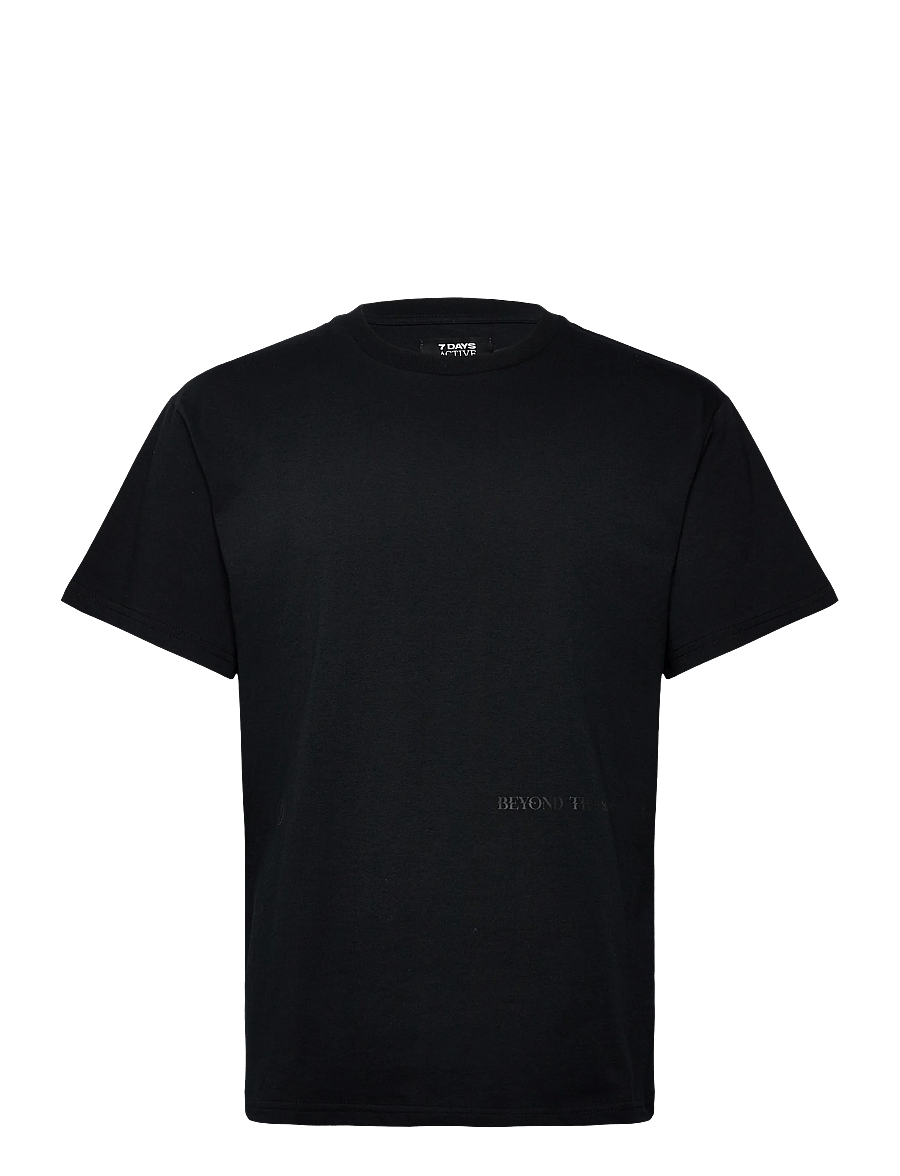 7 DAYS Active - Organic Regular Globe Tee - oberteile & t-shirts - 001 black - 1