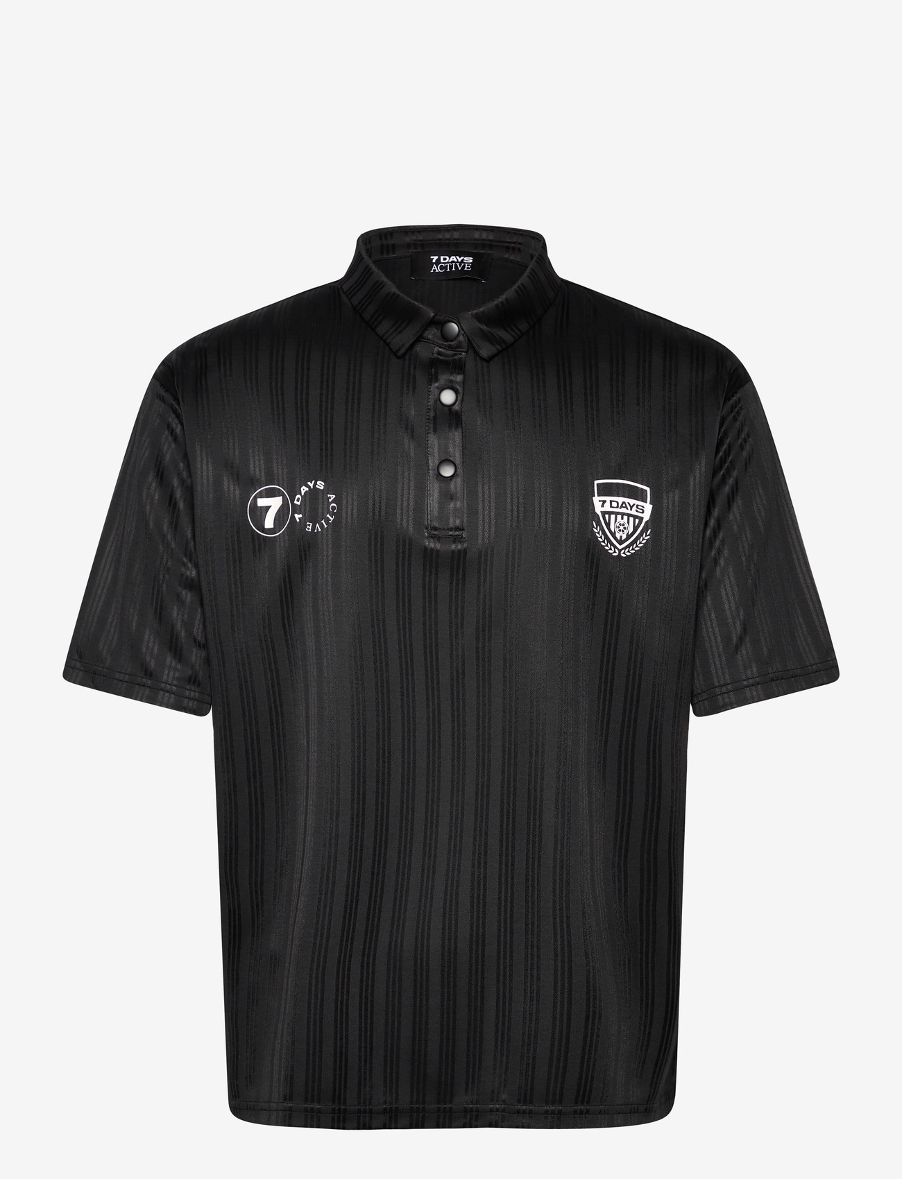 7 DAYS Active - Soccer Polo Shirt - fußballoberteile - 001 black - 1