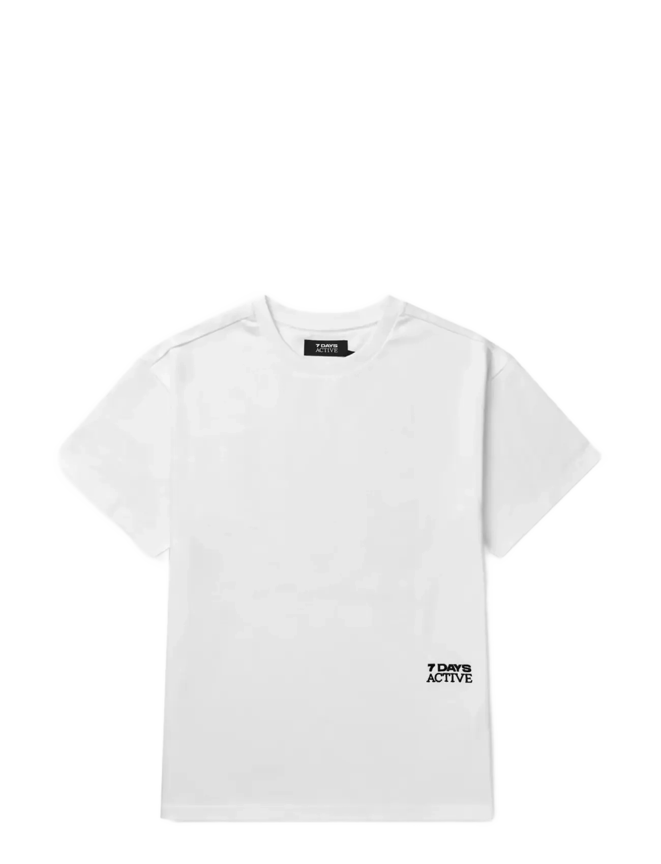 7 DAYS Active Organic Regular Skate Tee - Visa allt - 049 BRILLIANT WHITE / white