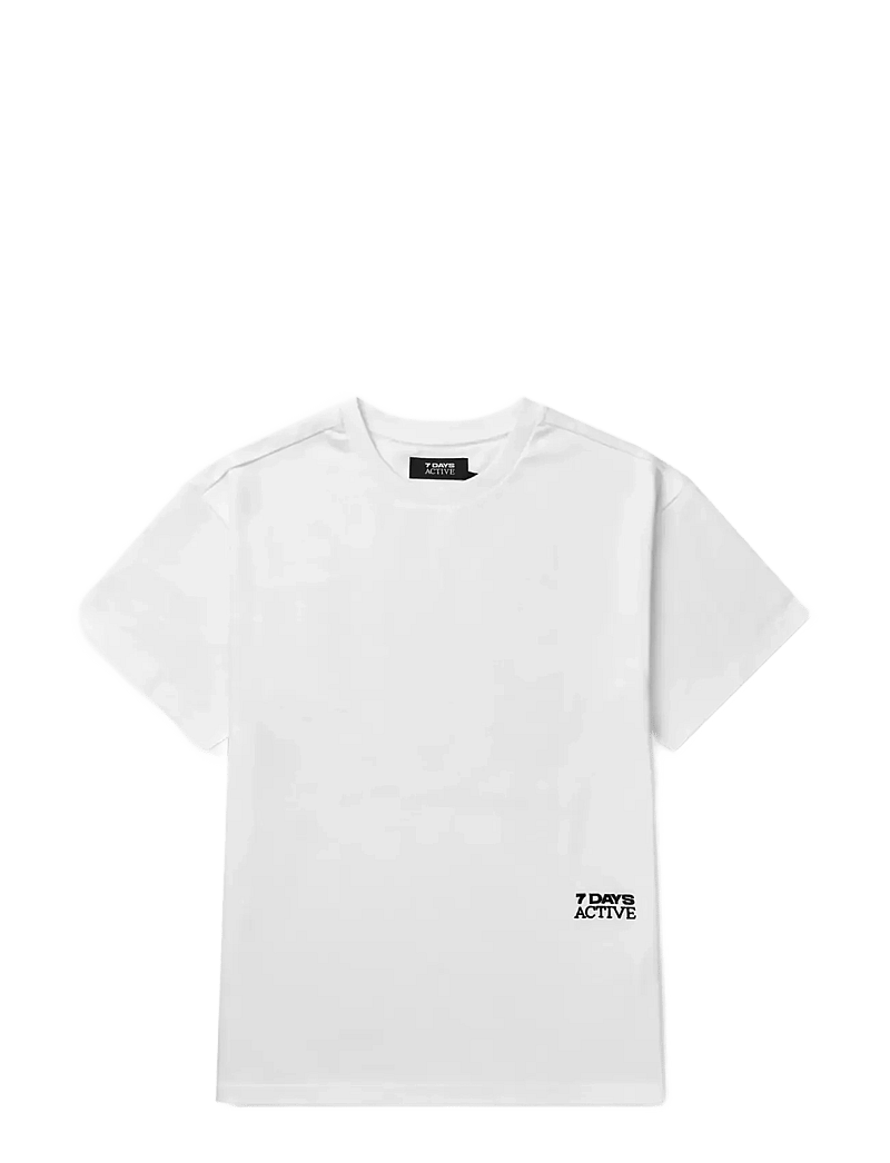 7 DAYS Active - Organic Regular Skate Tee - oberteile & t-shirts - 049 brilliant white - 1