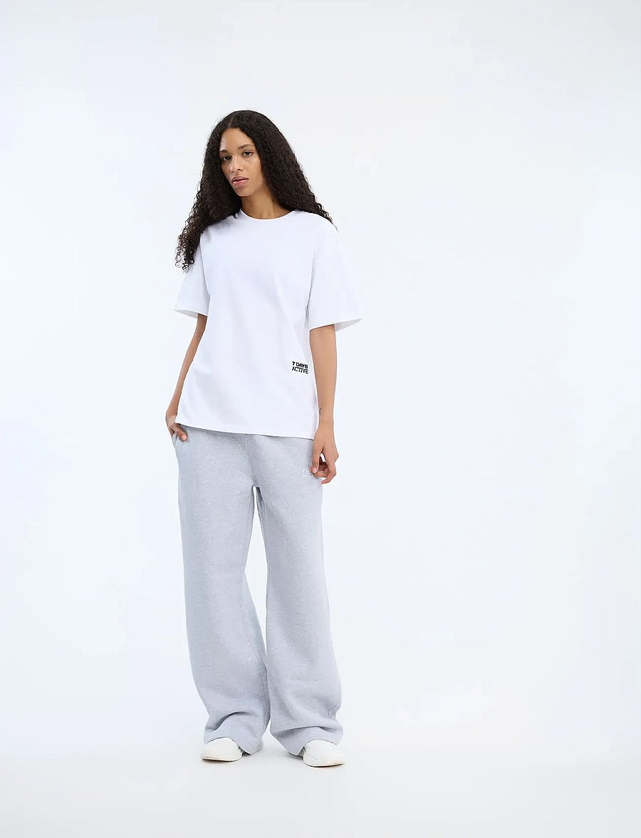 7 DAYS Active - Organic Regular Skate Tee - oberteile & t-shirts - 049 brilliant white - 3