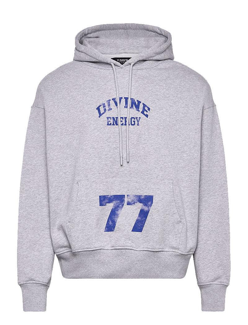 7 DAYS Active - Organic Hoodie - kapuutsiga dressipluusid - 022 heather grey - 1