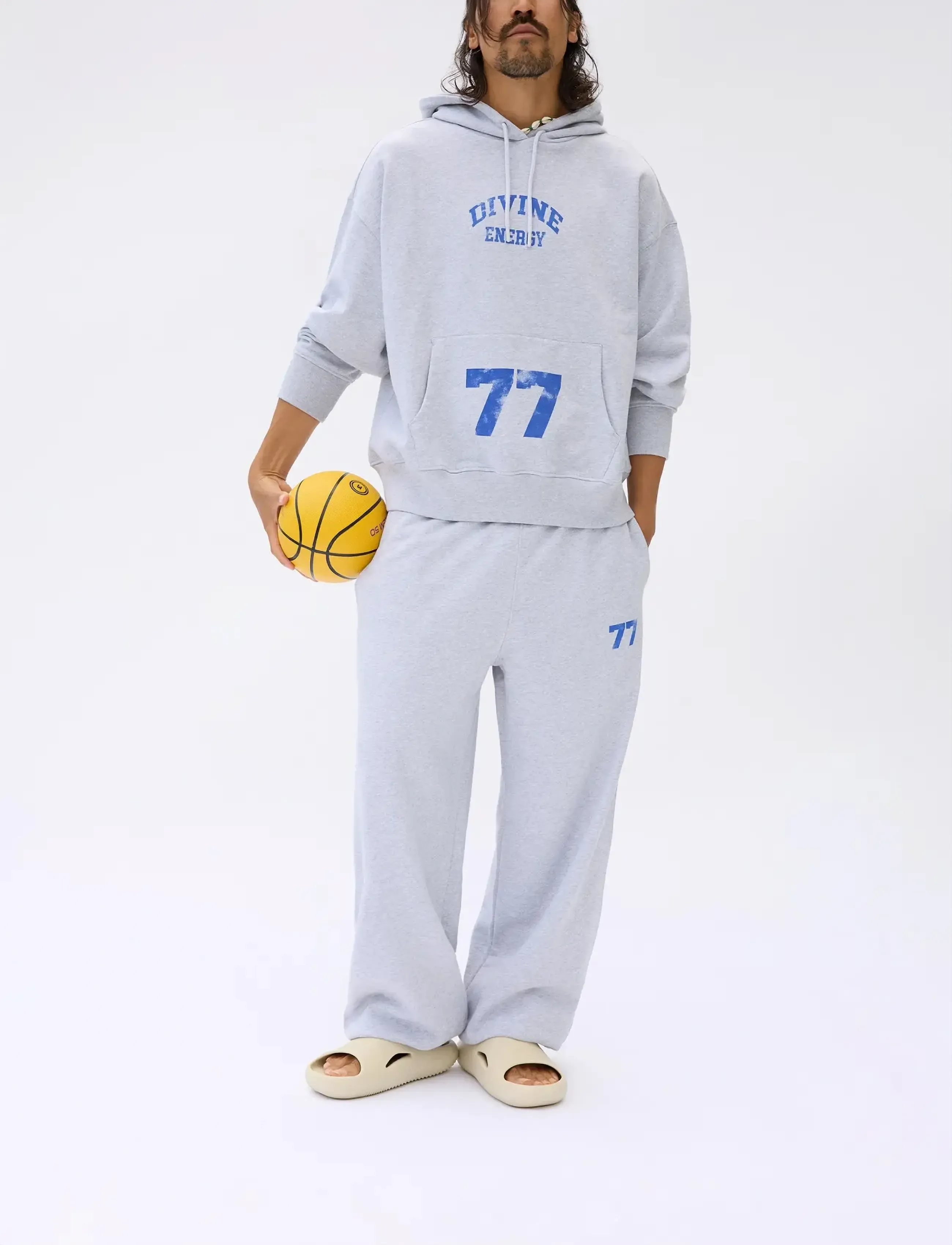 7 DAYS Active Organic Sweatpants, S, Sport Pants, Grau - Männerswear
