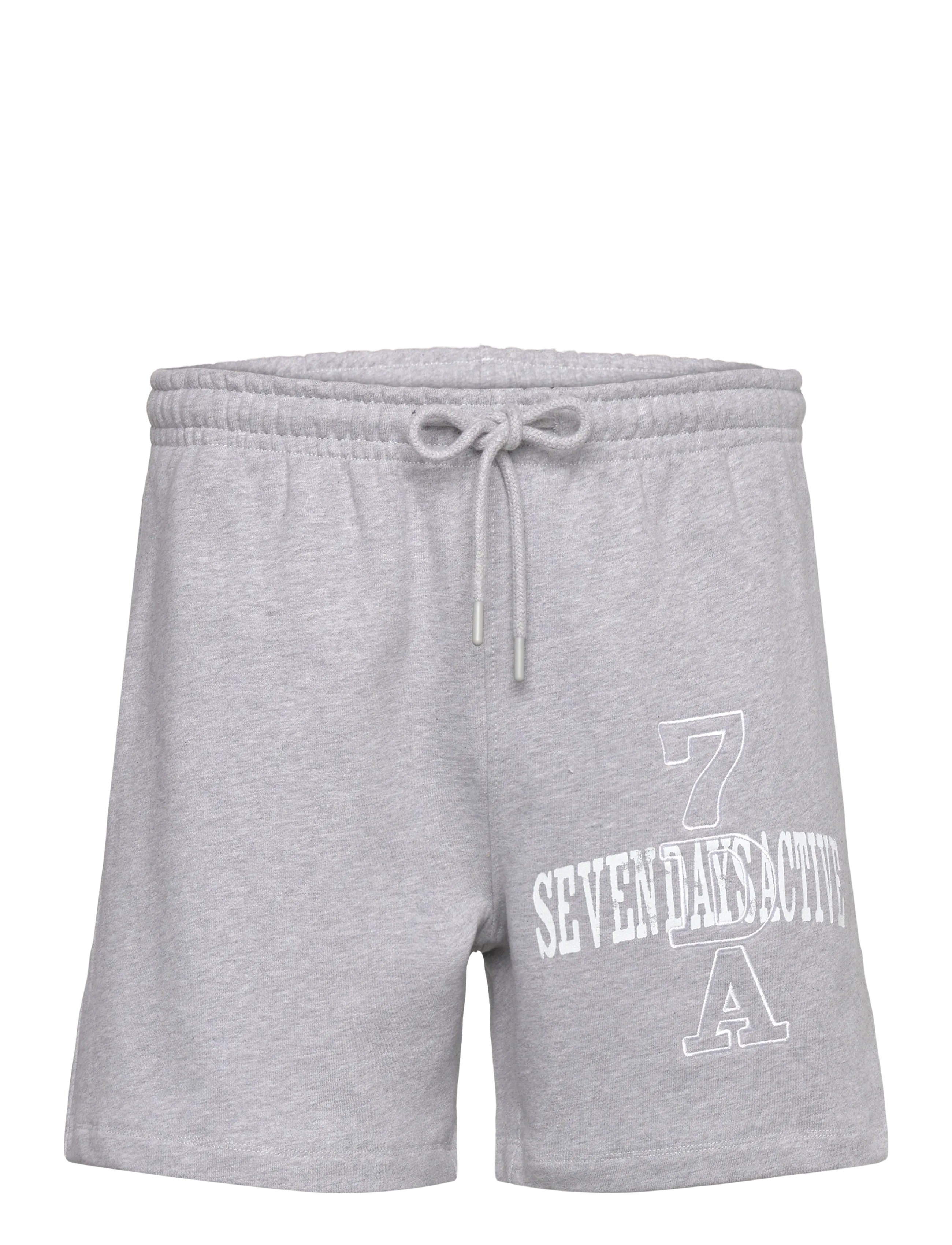7 DAYS Active Organic Sweatshorts - Korte broek - 022 HEATHER GREY / grey