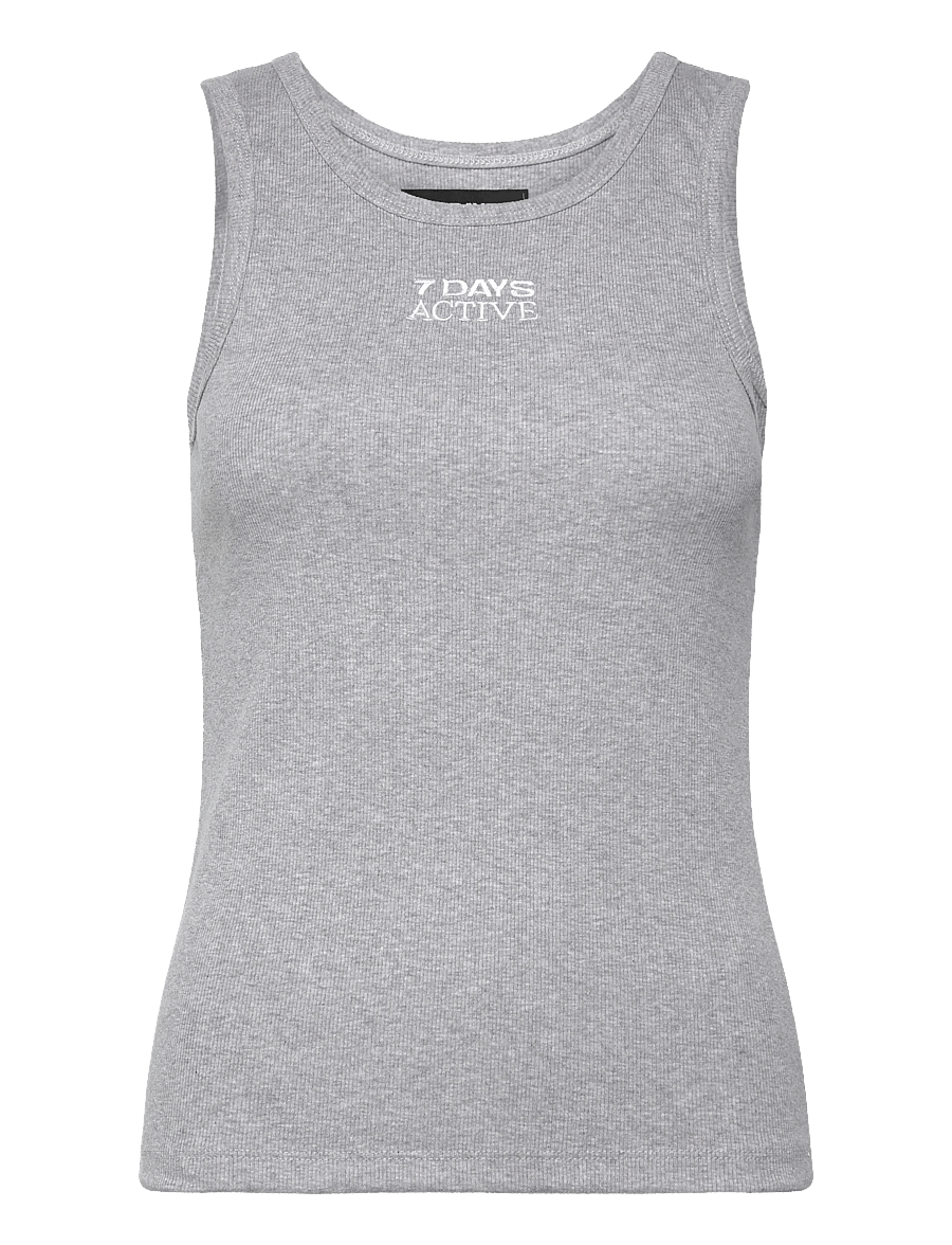 7 DAYS Active - Tank Top - tank tops - 022 heather grey - 1
