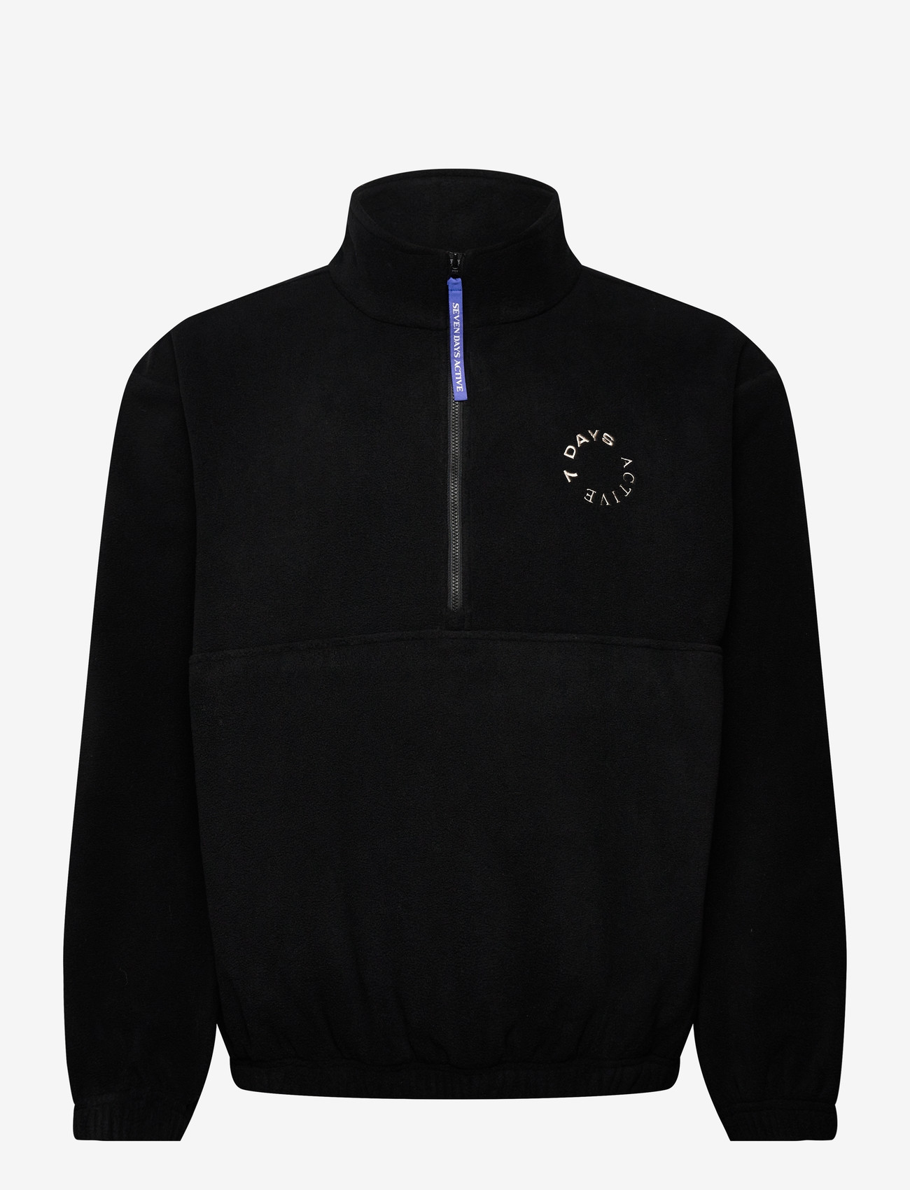 7 DAYS Active - Regular Half Zip Fleece - oberteile - 001 black - 1