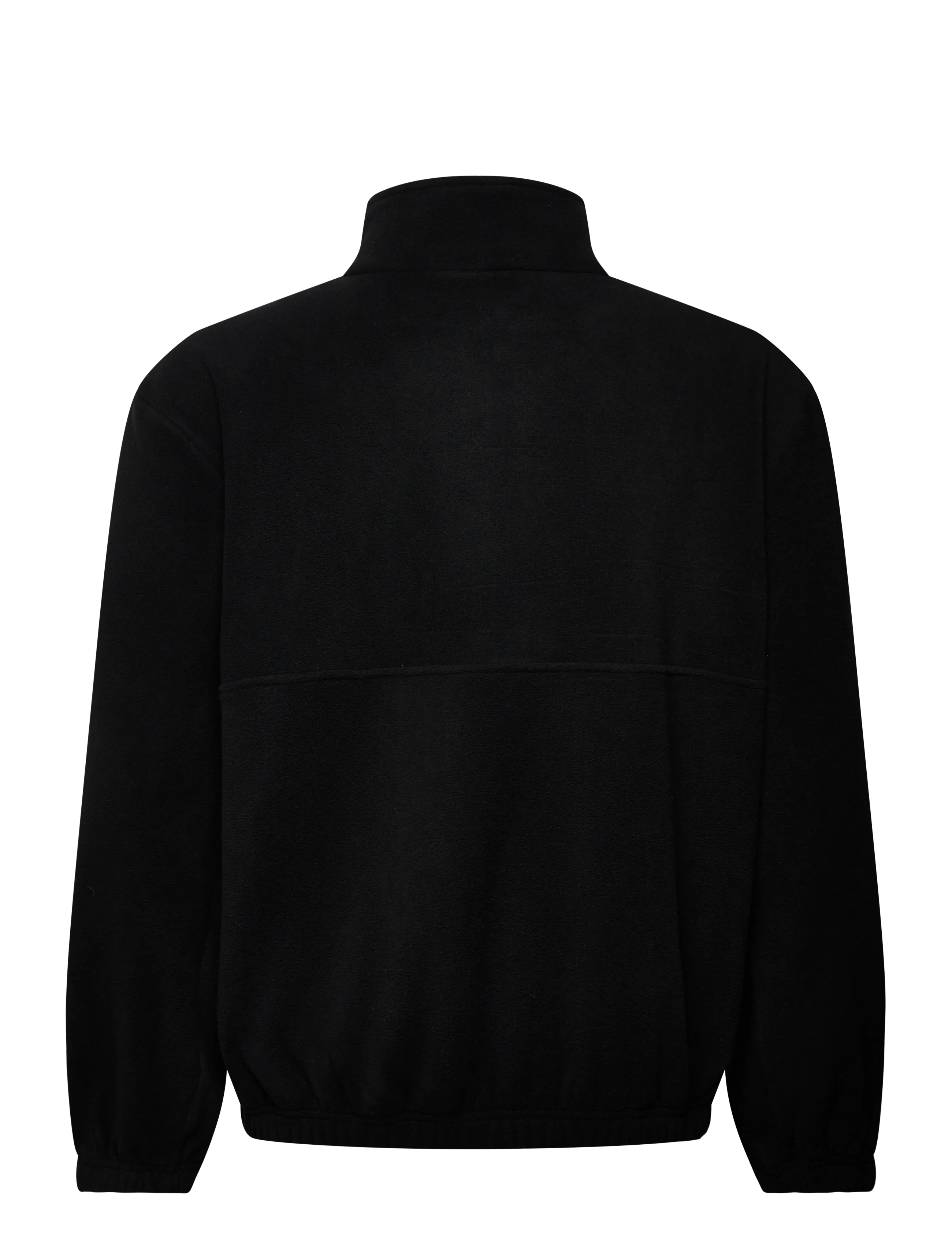 7 DAYS Active - Regular Half Zip Fleece - alussärgid - 001 black - 2