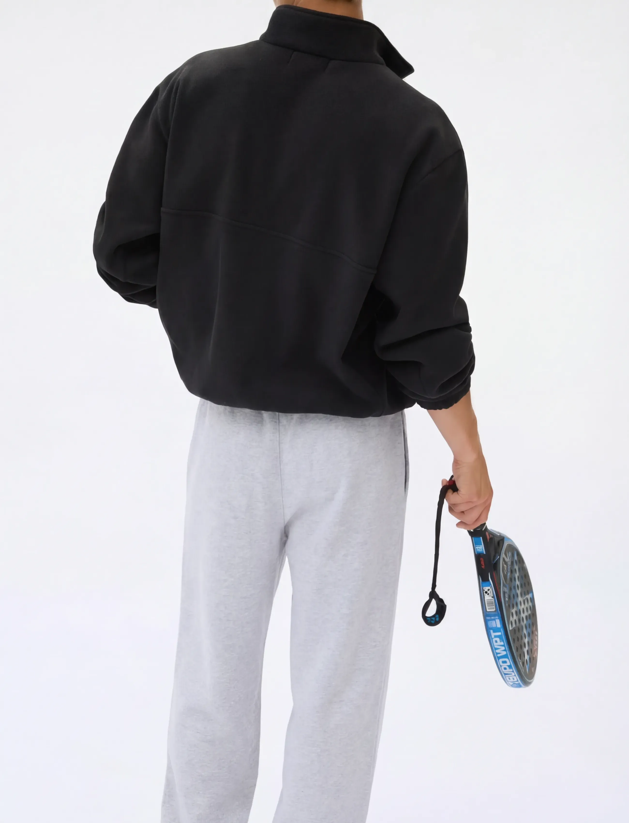 7 DAYS Active - Regular Half Zip Fleece - alussärgid - 001 black - 3