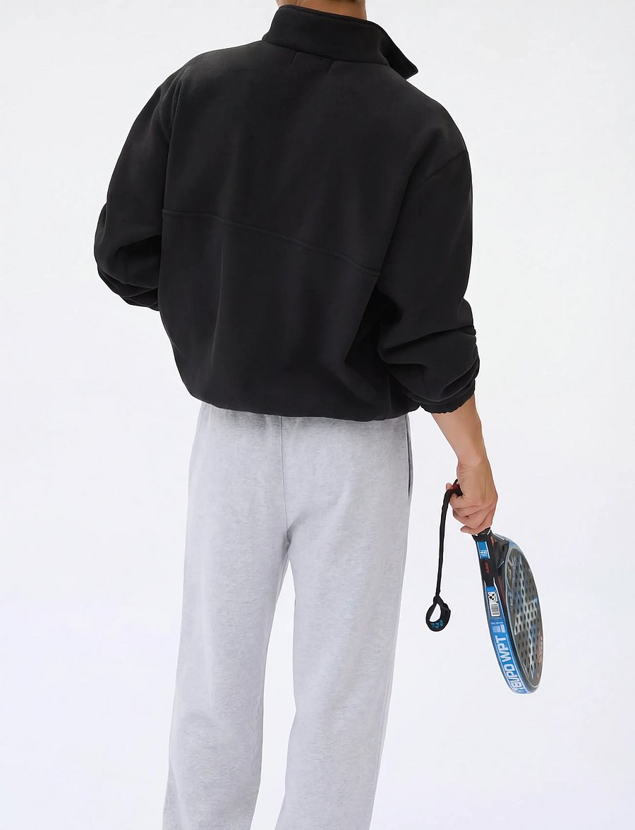 7 DAYS Active - Regular Half Zip Fleece - alussärgid - 001 black - 3